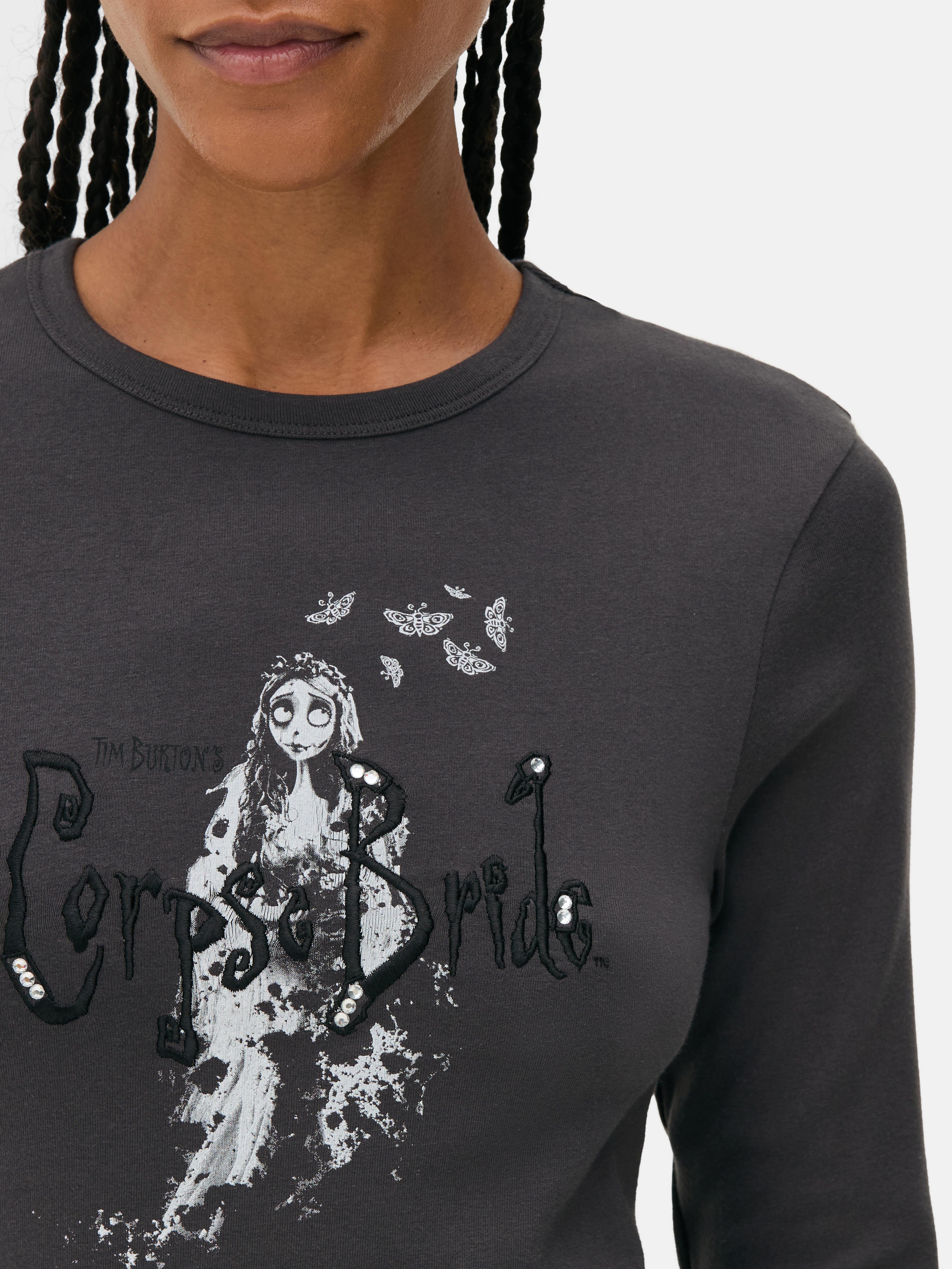 Camiseta de La novia cadáver de Tim Burton