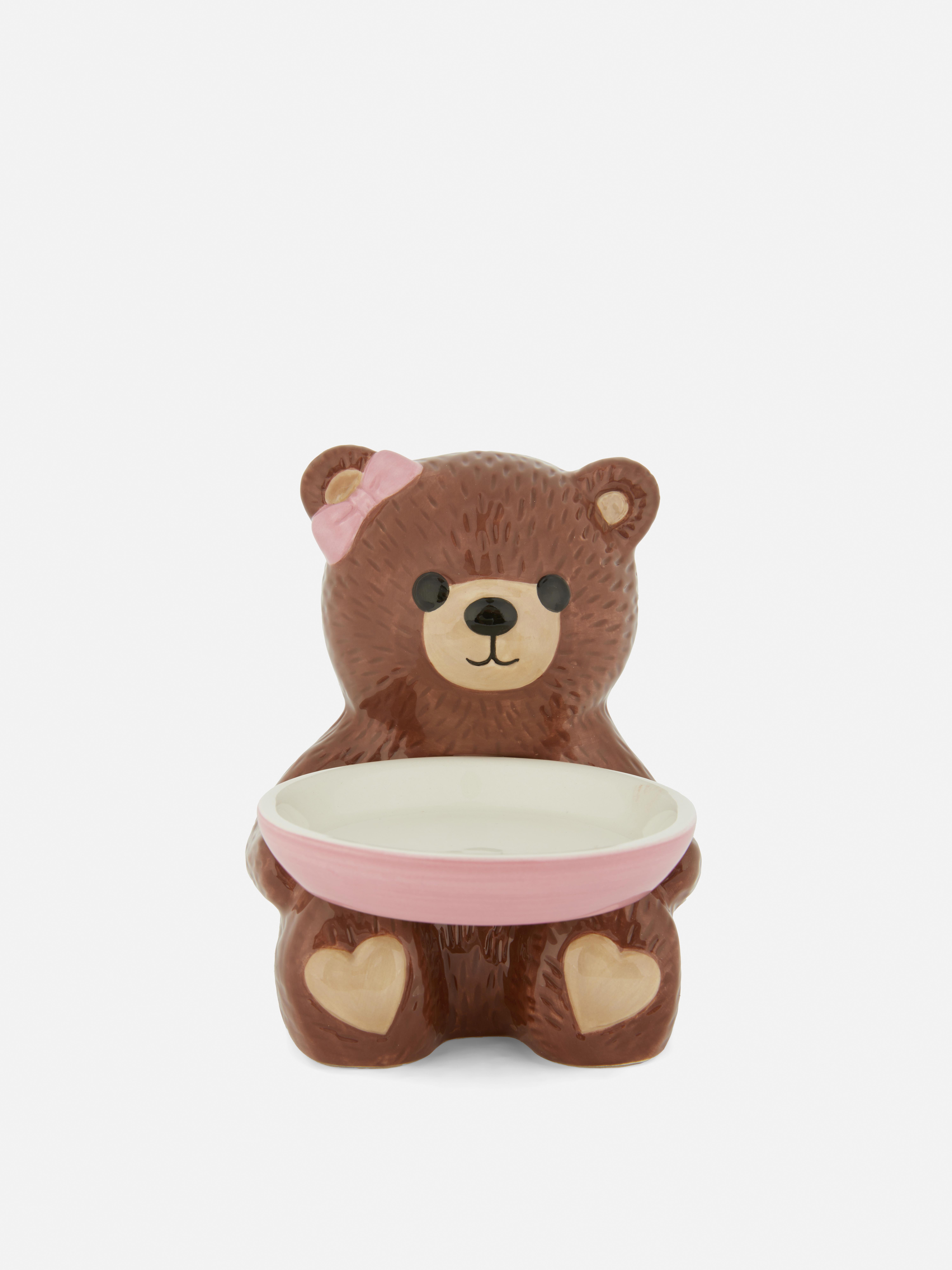 Ceramic Bear Trinket Dish