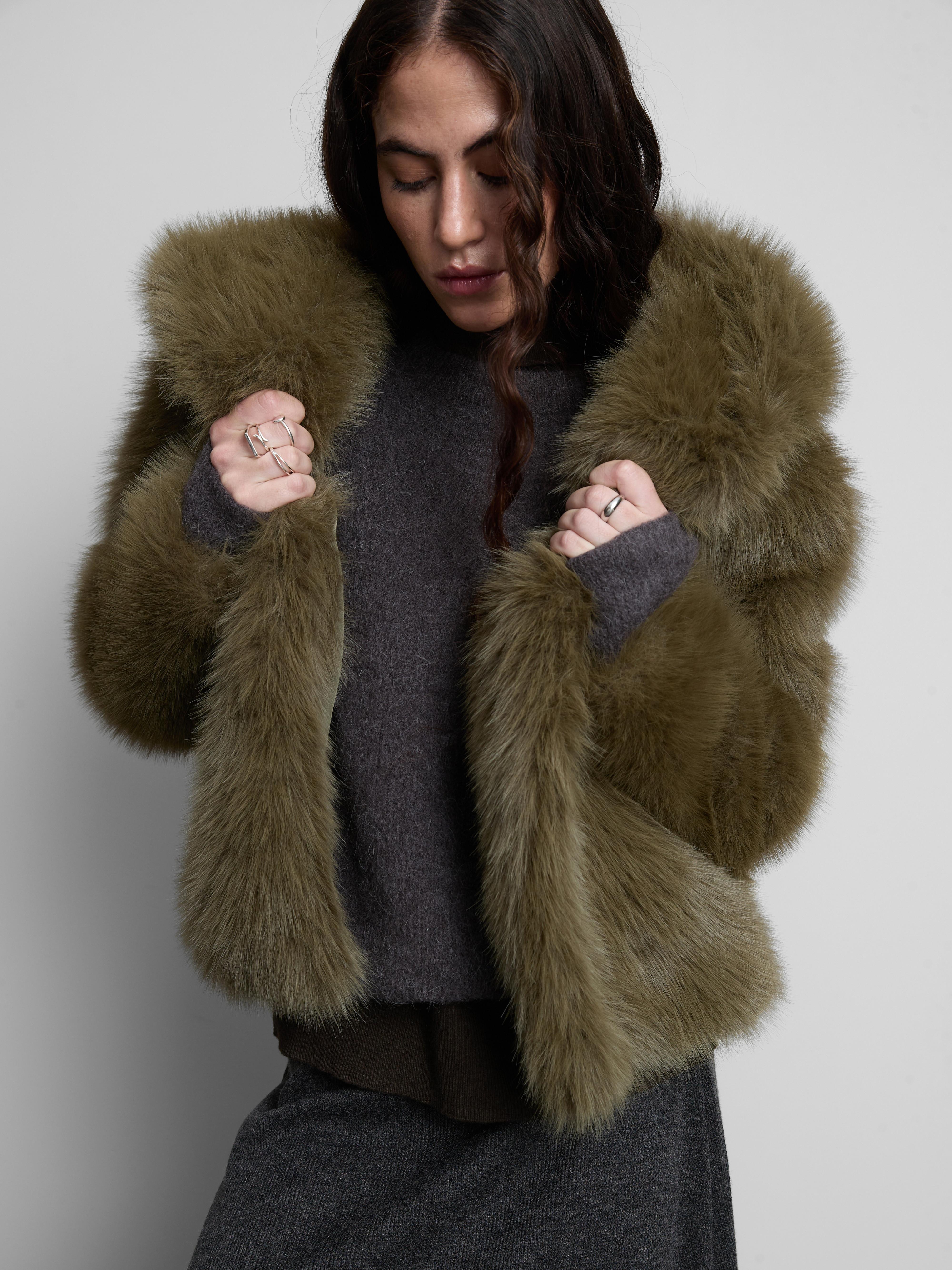 Luxe Faux Fur Hooded Jacket