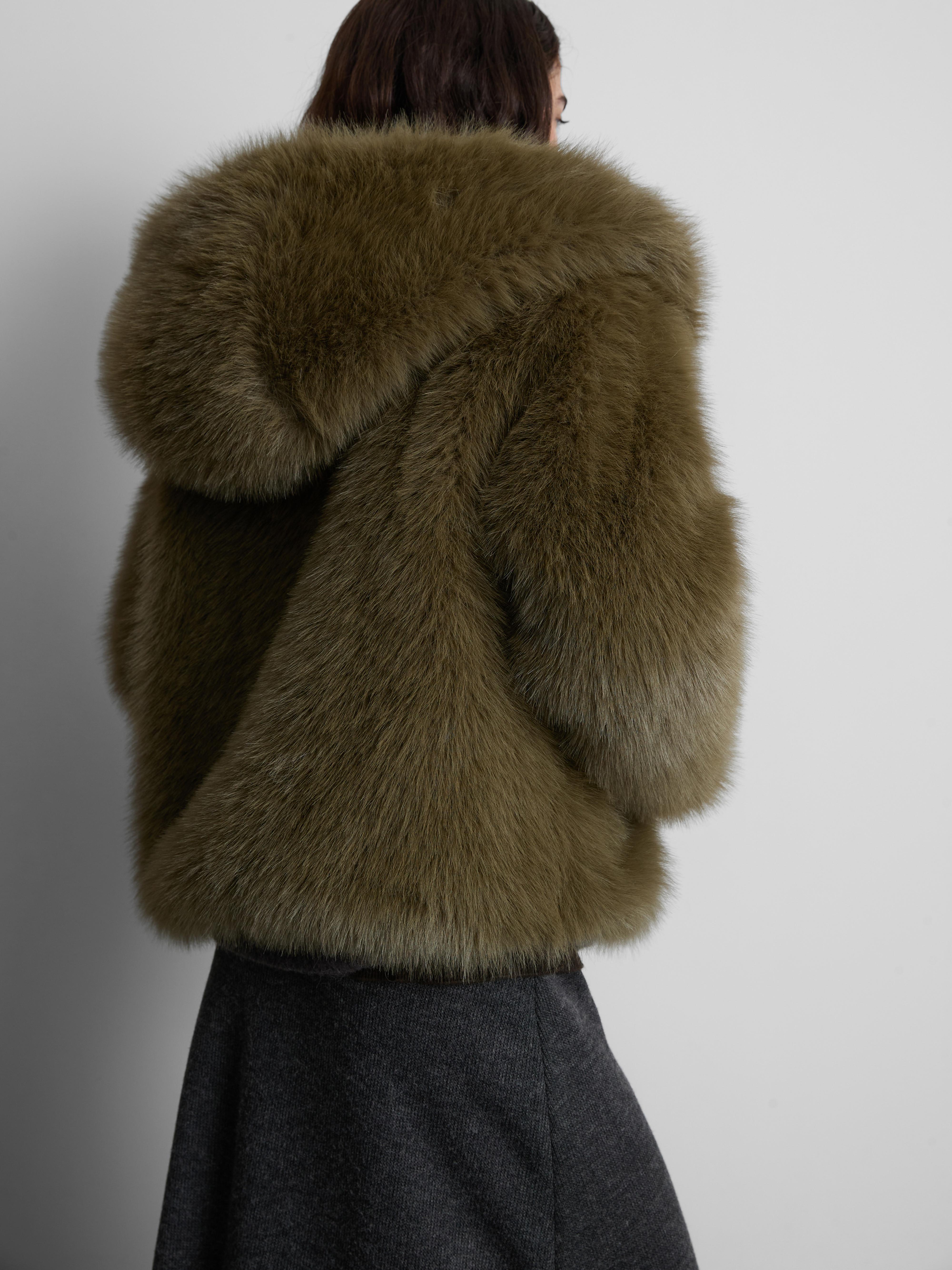 Luxe Faux Fur Hooded Jacket