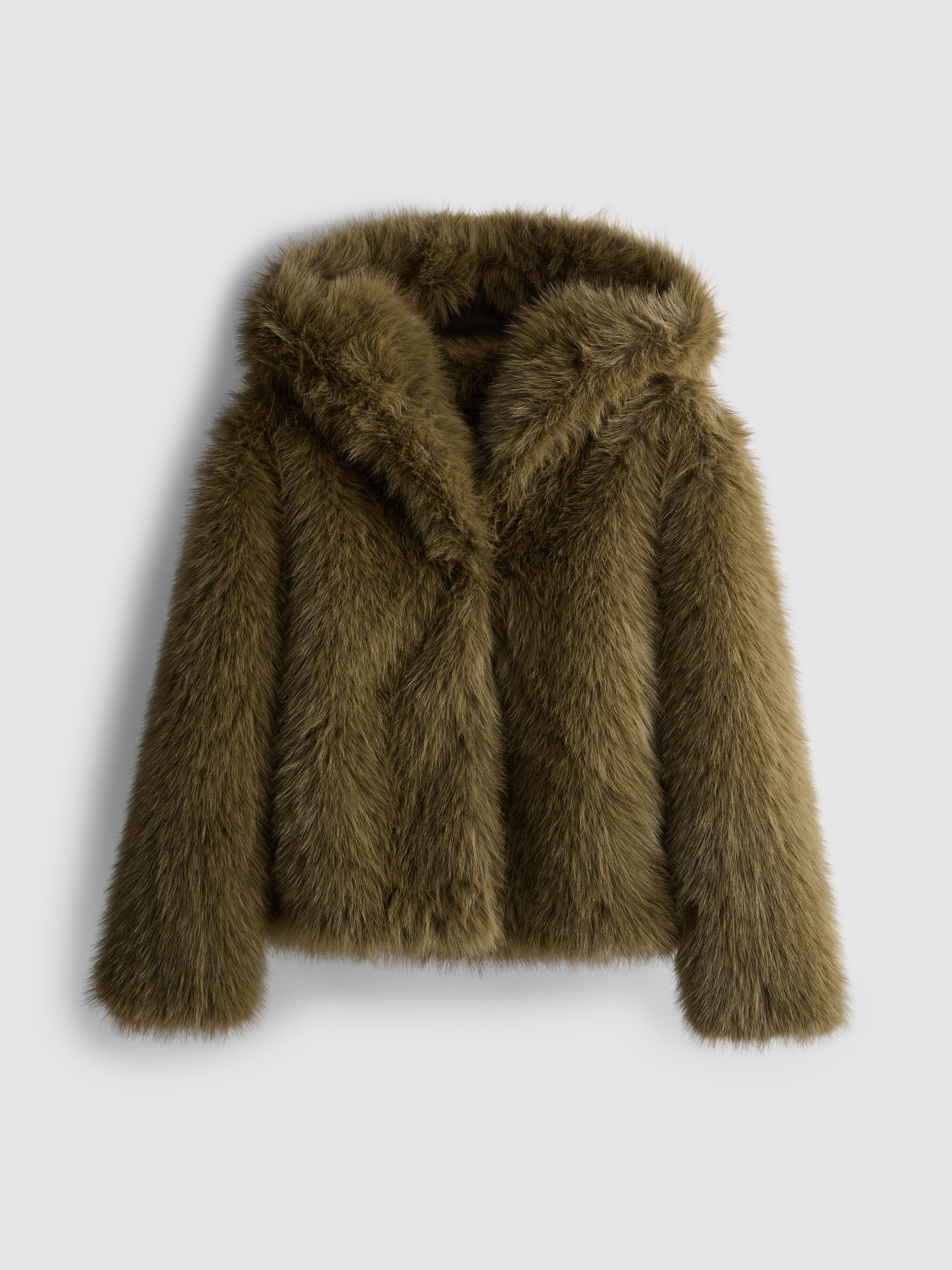 Luxe Faux Fur Hooded Jacket