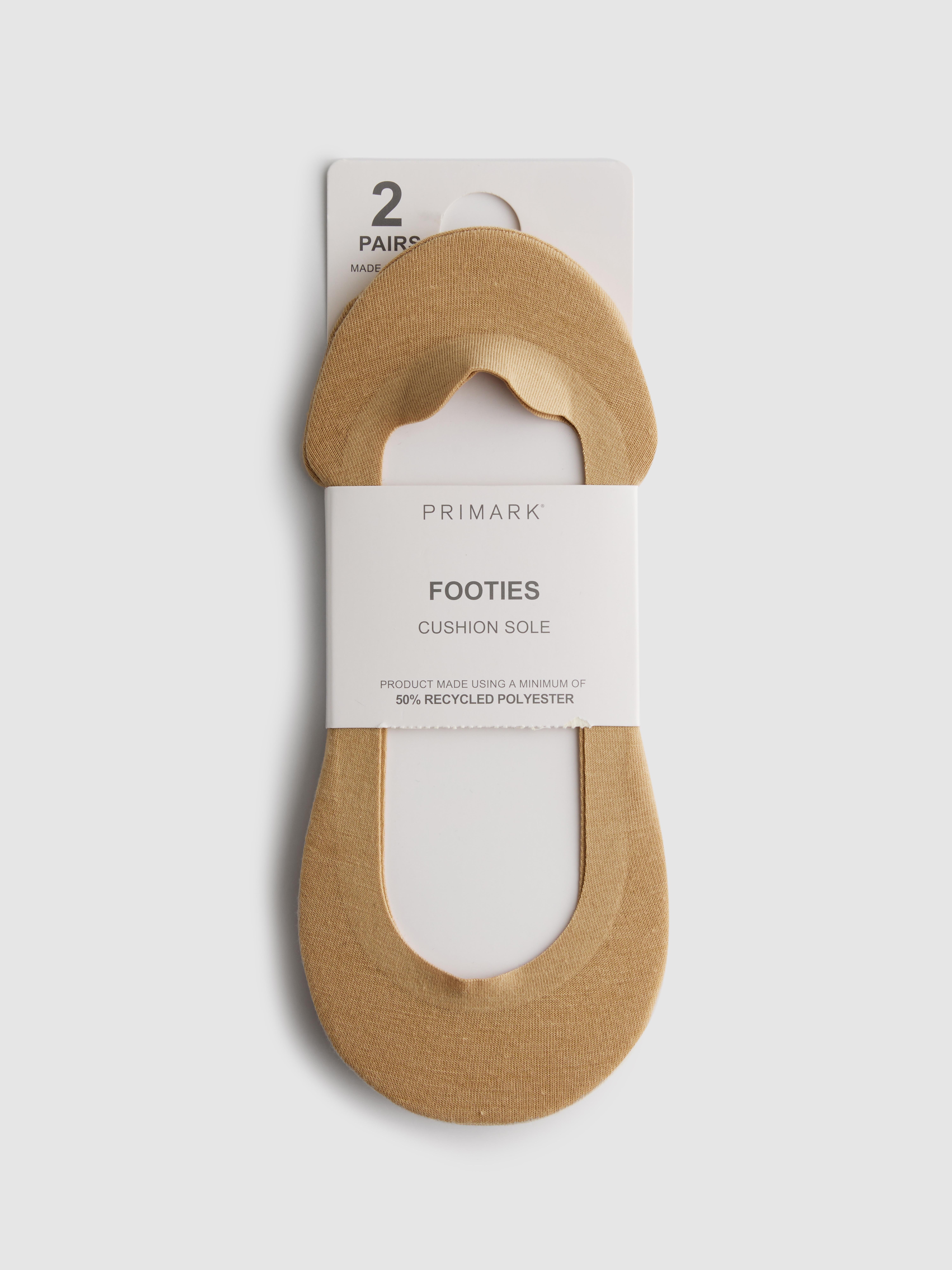 2pk Cushioned Foot Liner Socks