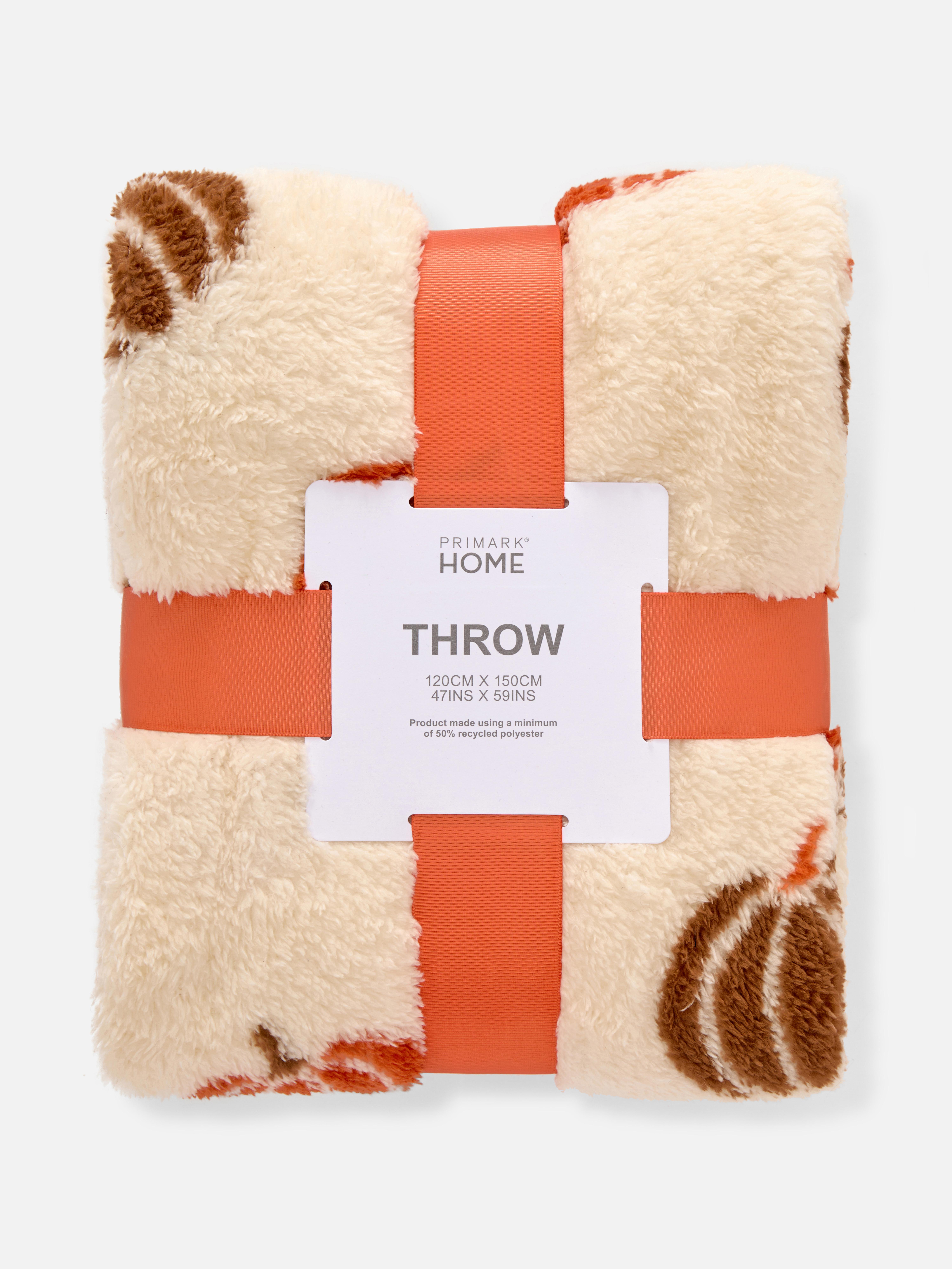 Soft-Touch Harvest Pumpkin Throw