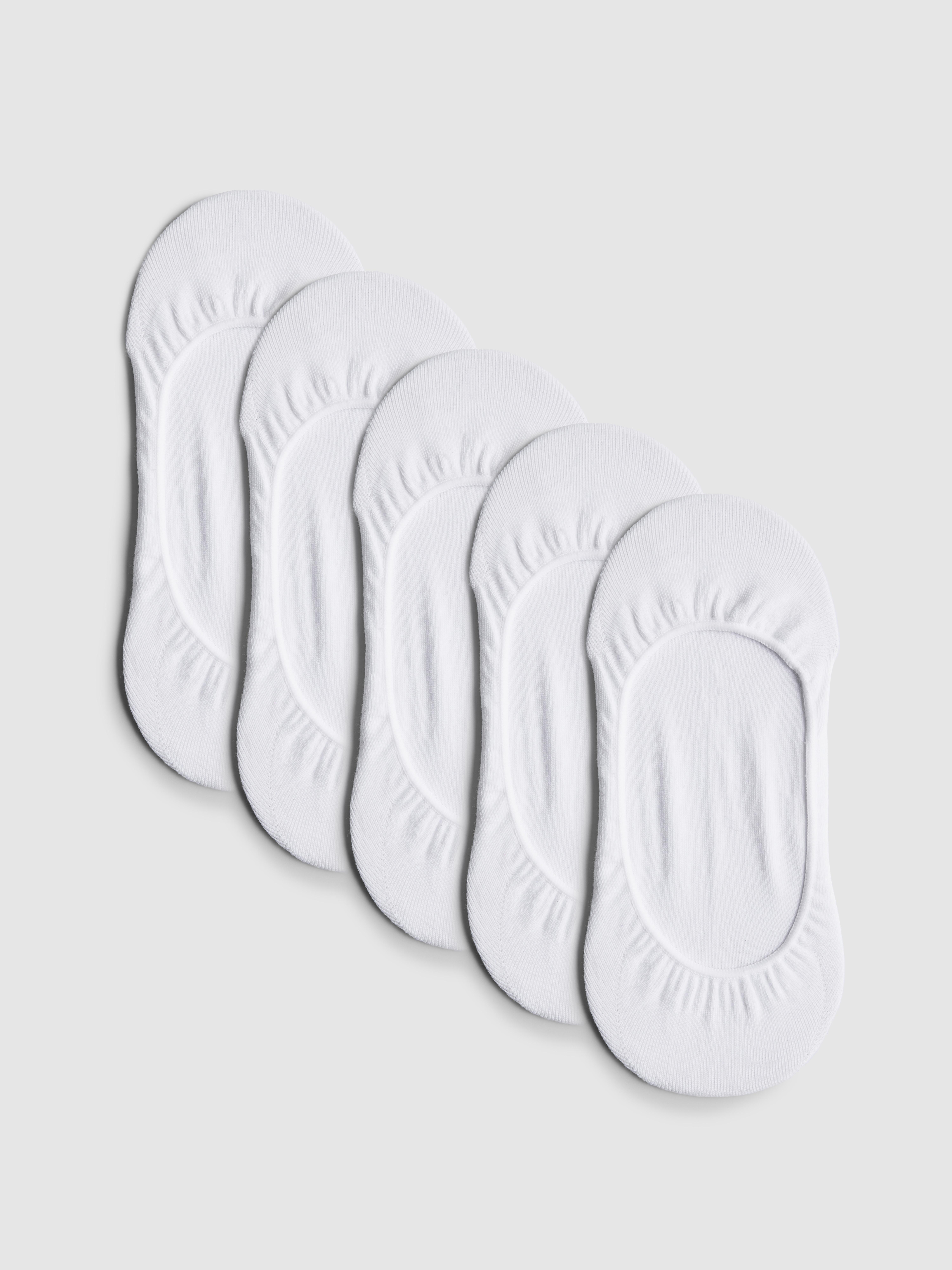5pk Cotton Liner Socks