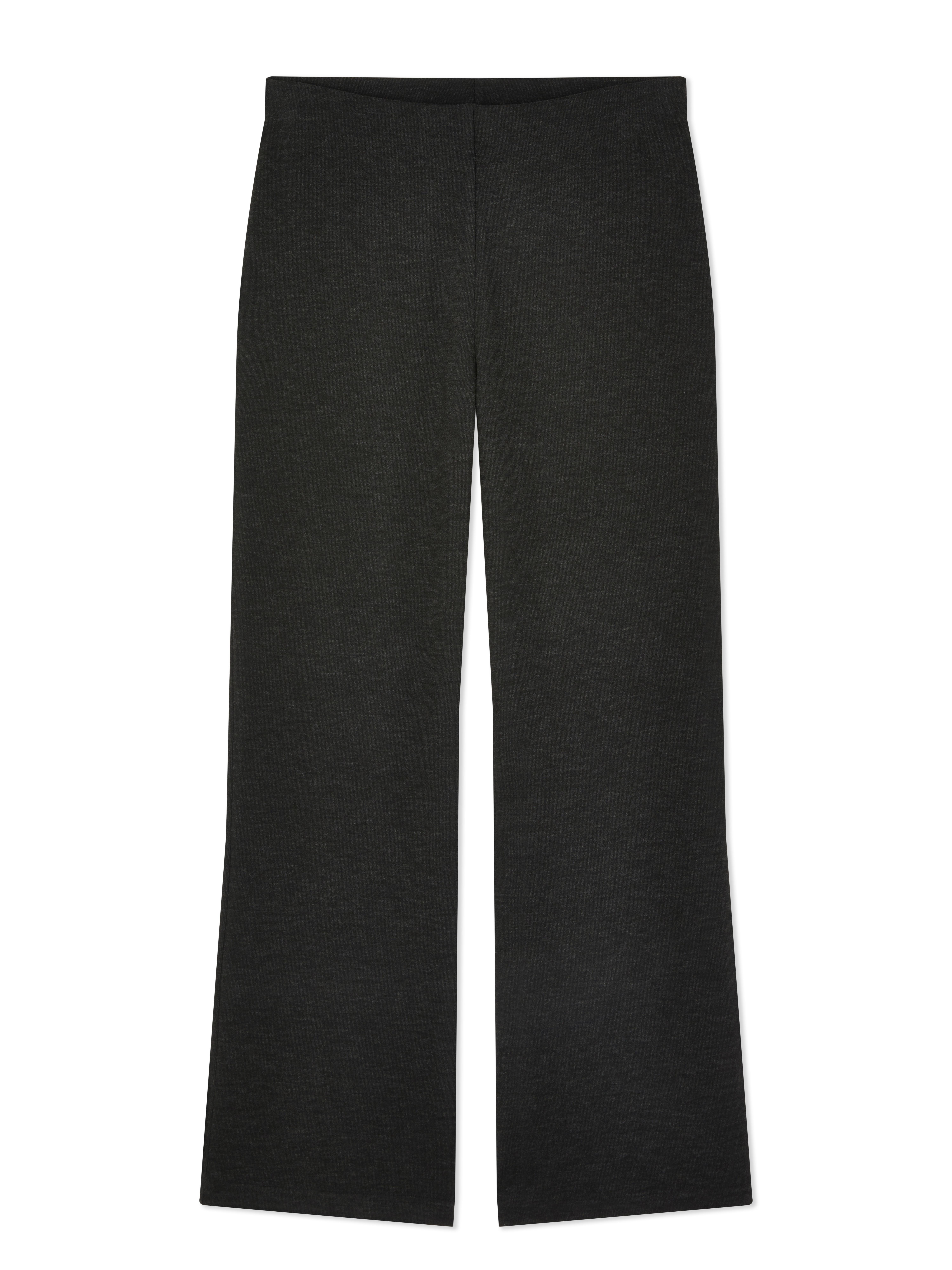 Strukturierte Jersey-Leggings mit ausgestelltem Bein