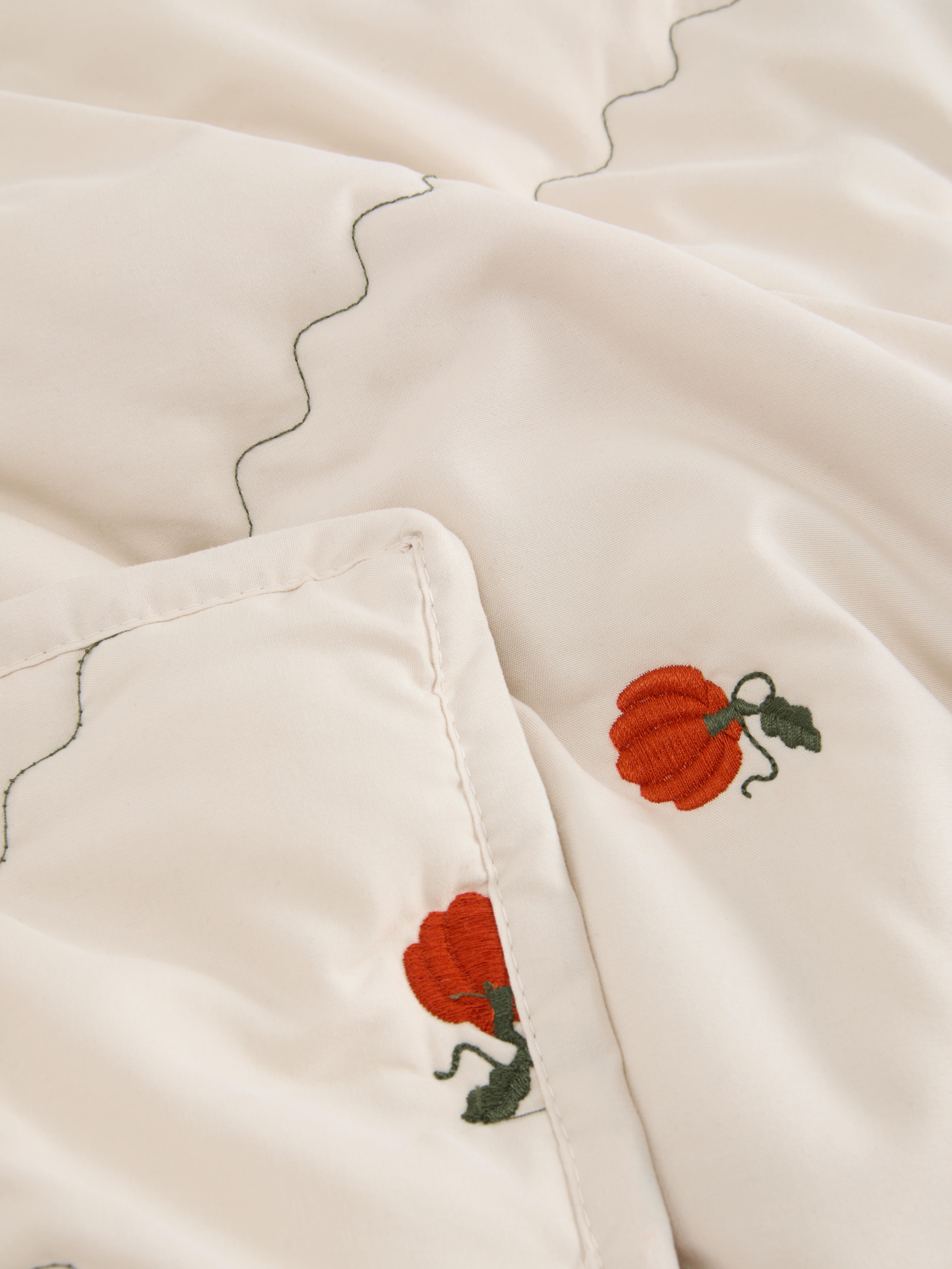 Pumpkin Quilted Throw