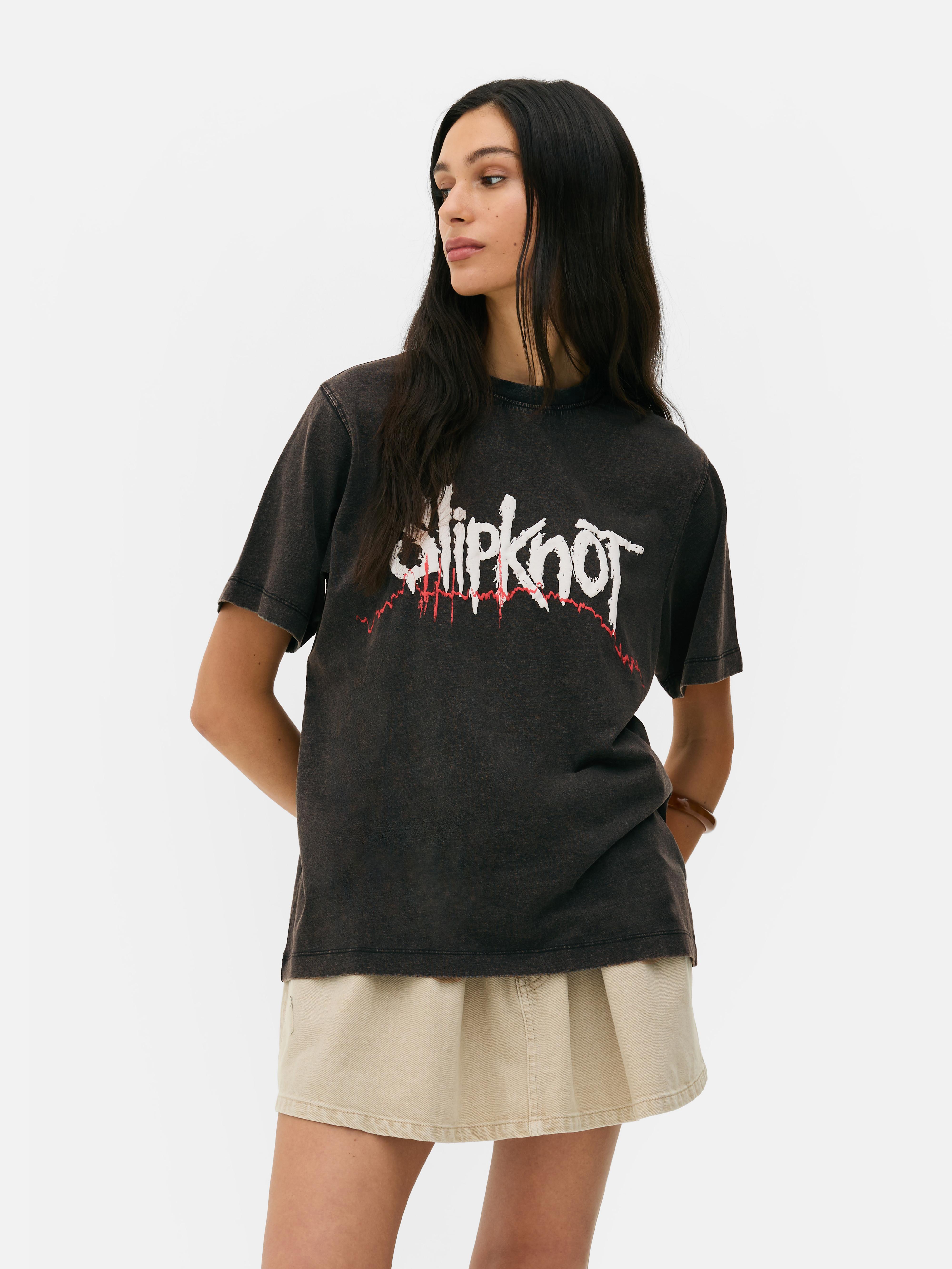 T-shirt délavé Slipknot
