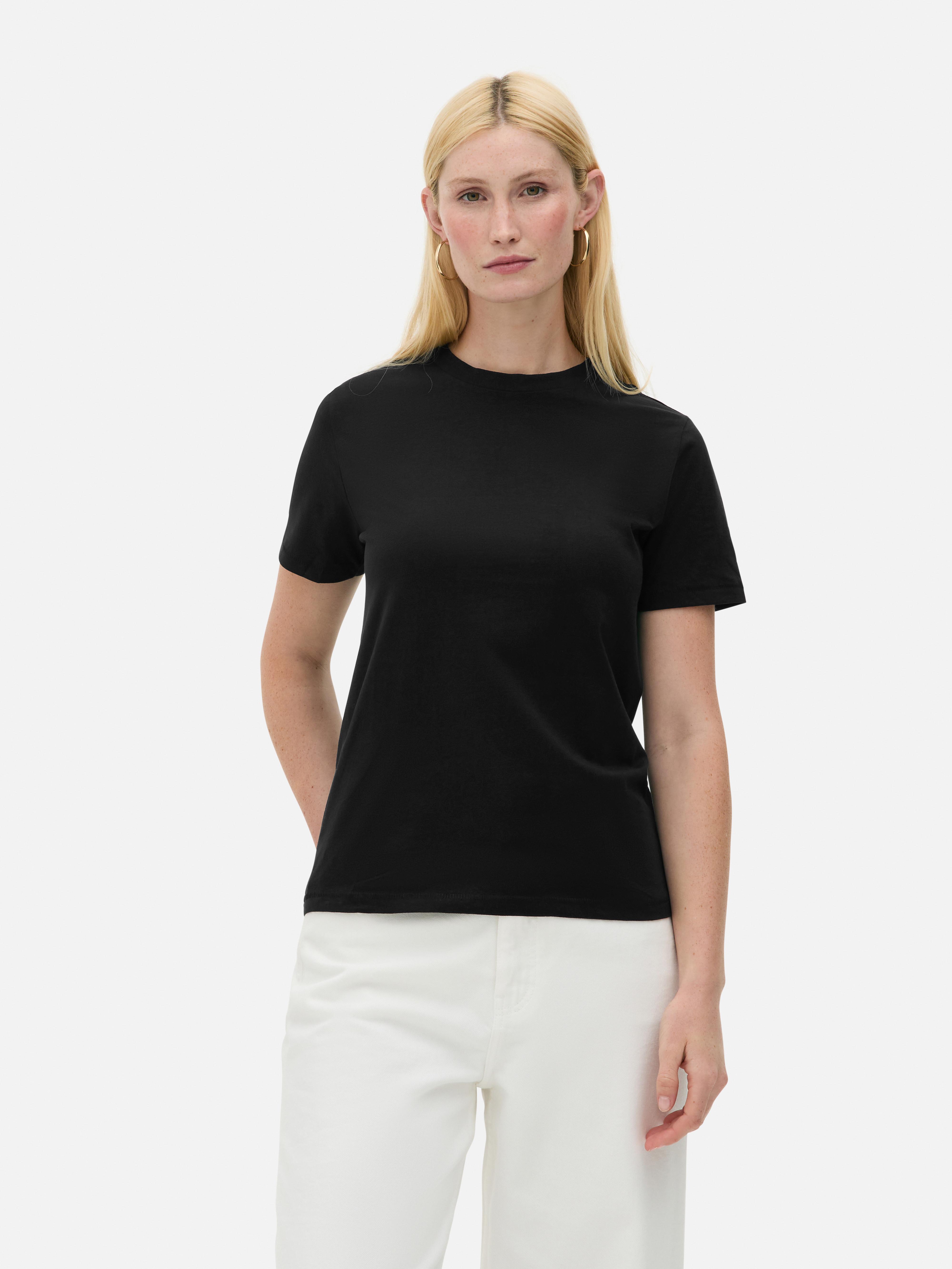 2pk Cotton Crewneck T-Shirts