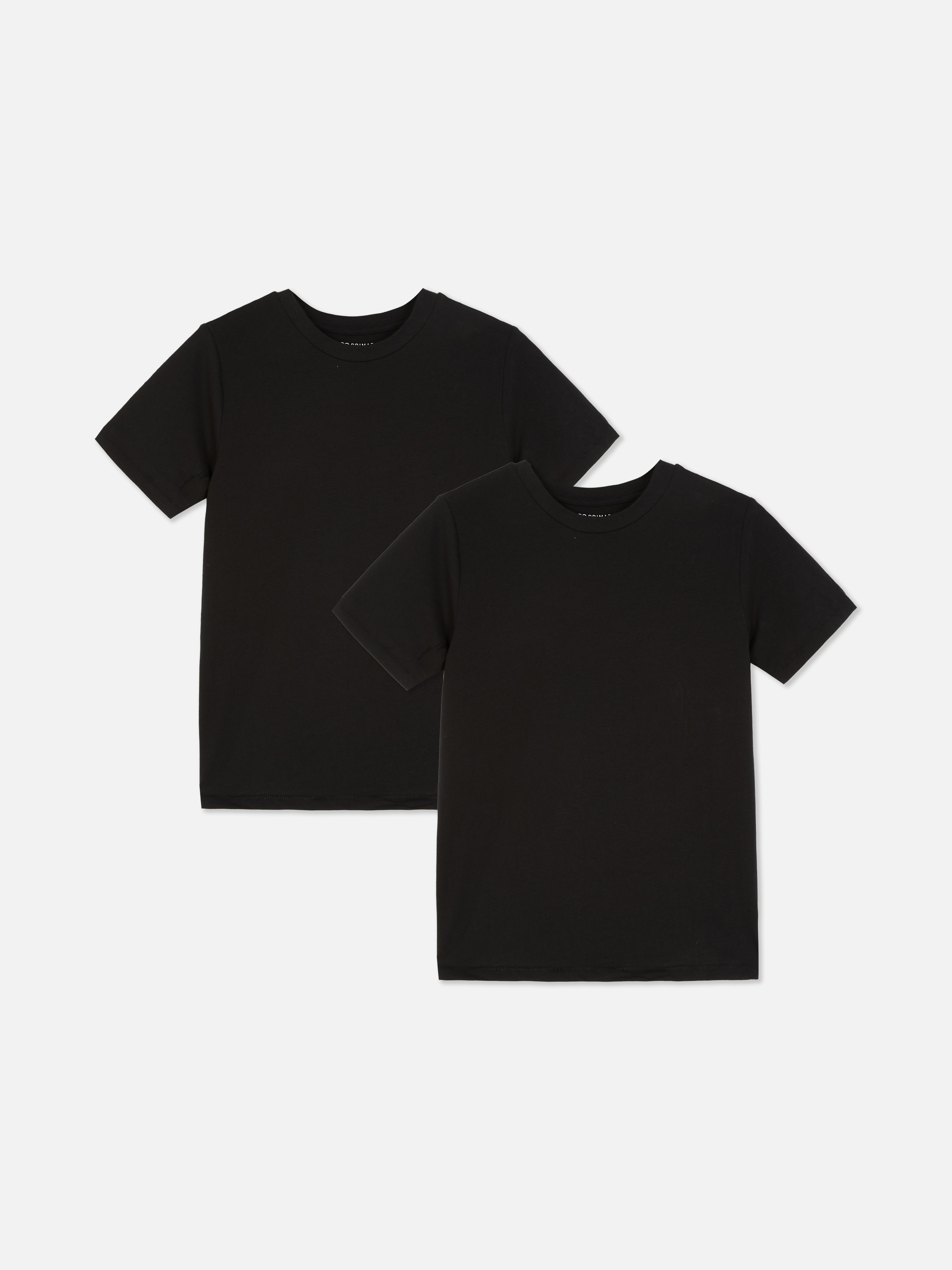 2pk Cotton Crewneck T-Shirts