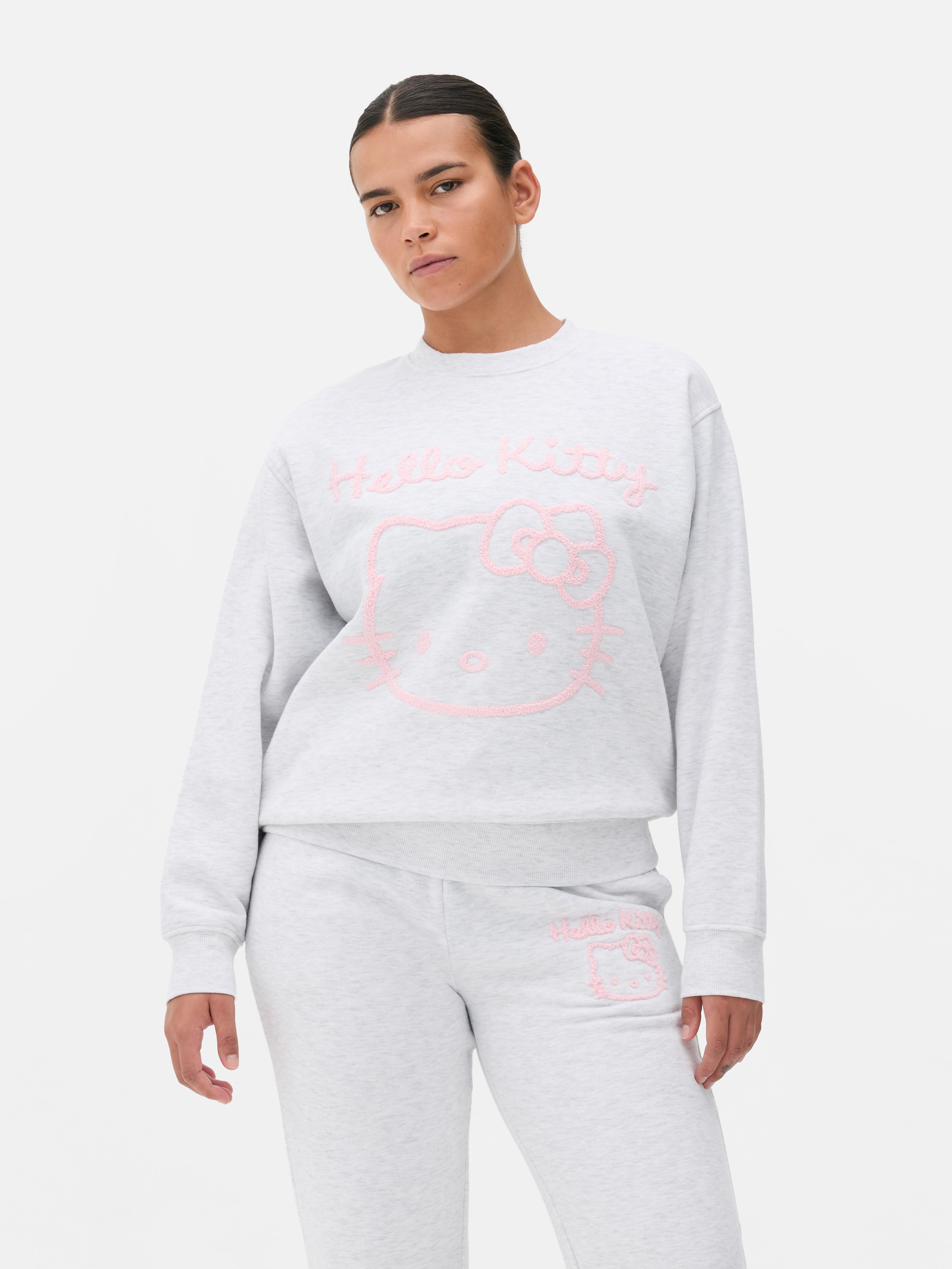 Bluză sport cu broderie Hello Kitty