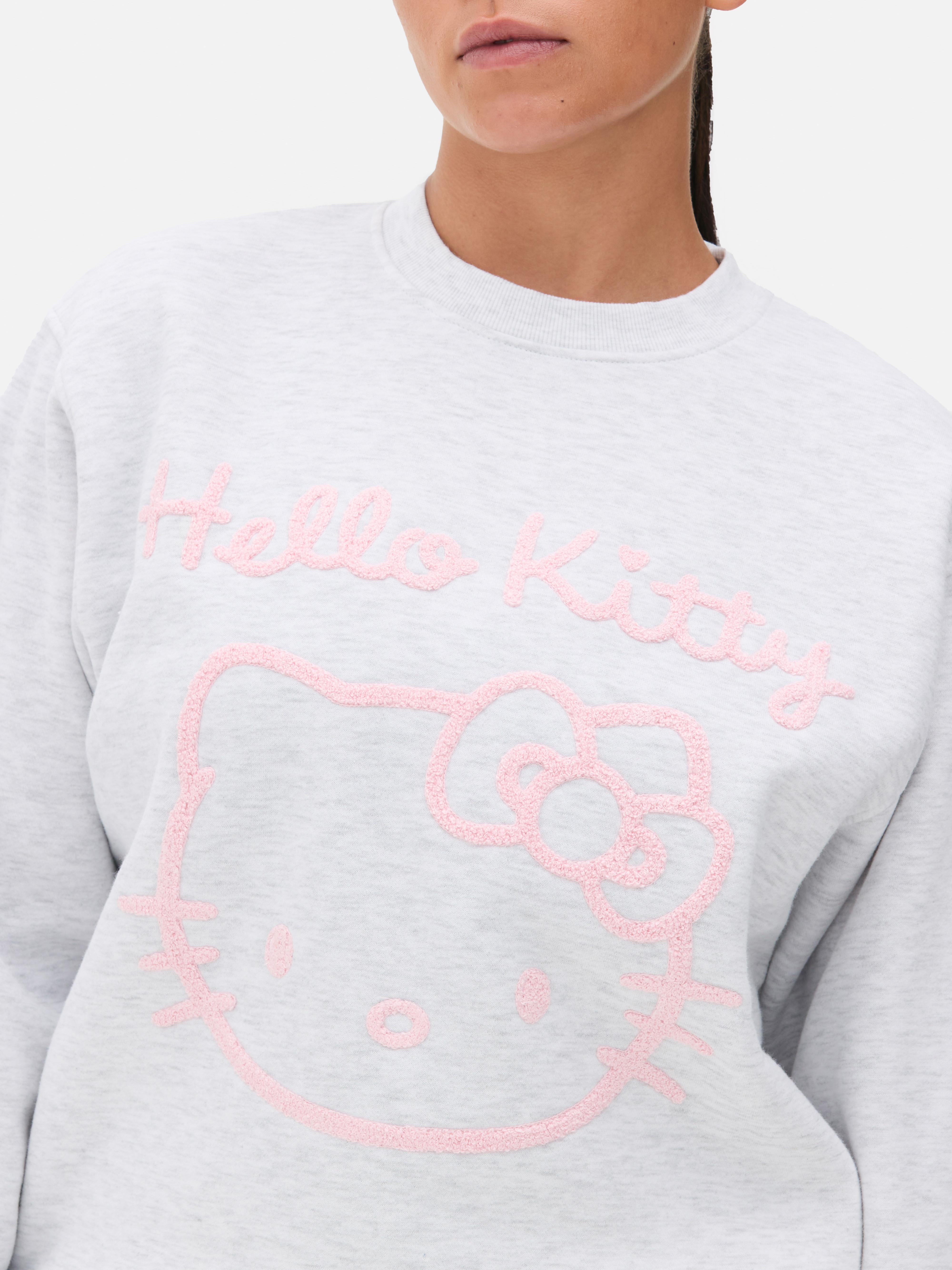 Bluză sport cu broderie Hello Kitty