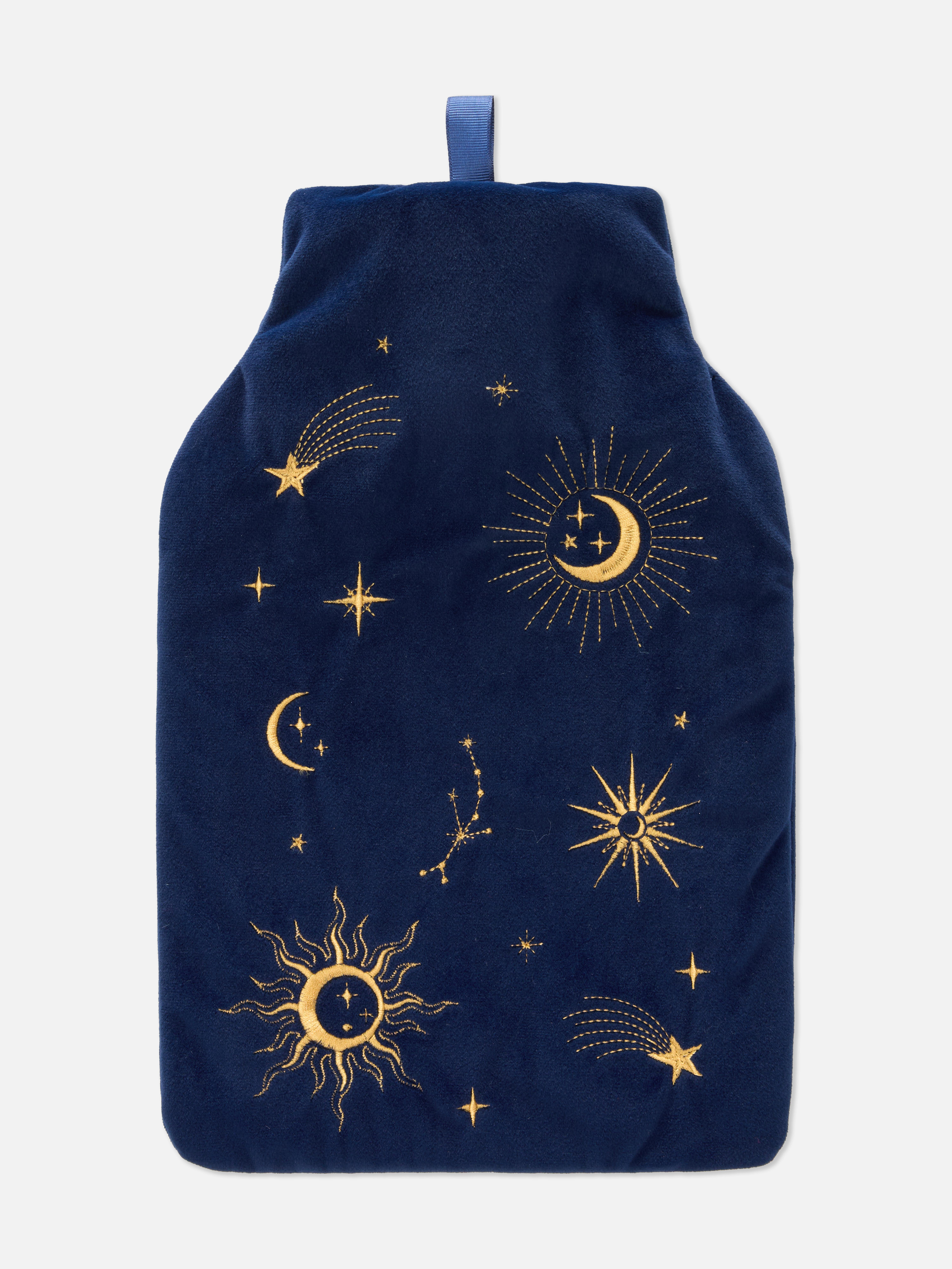 Bouillotte lune et étoiles