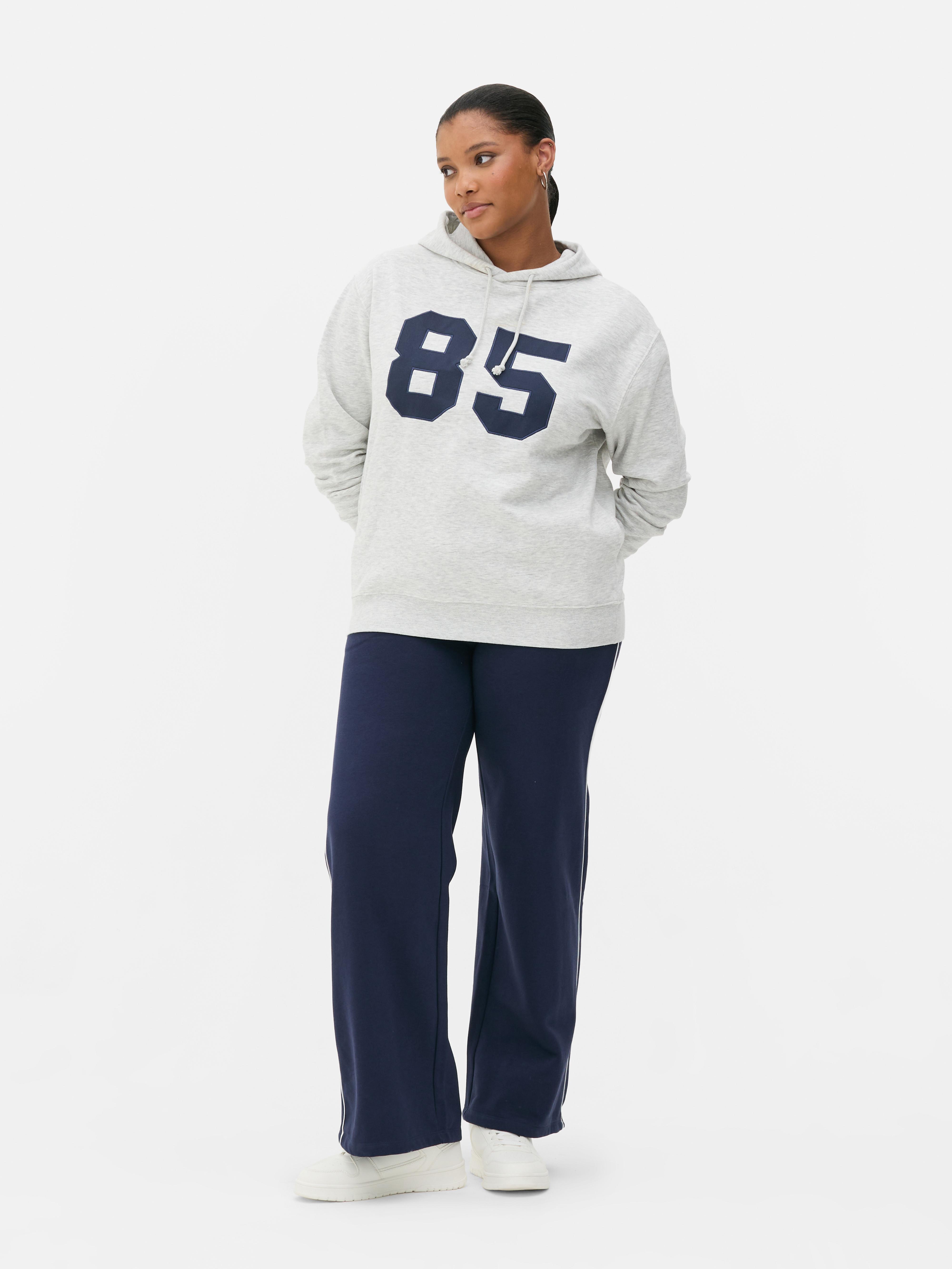 Oversized 85 Graphic Hoodie