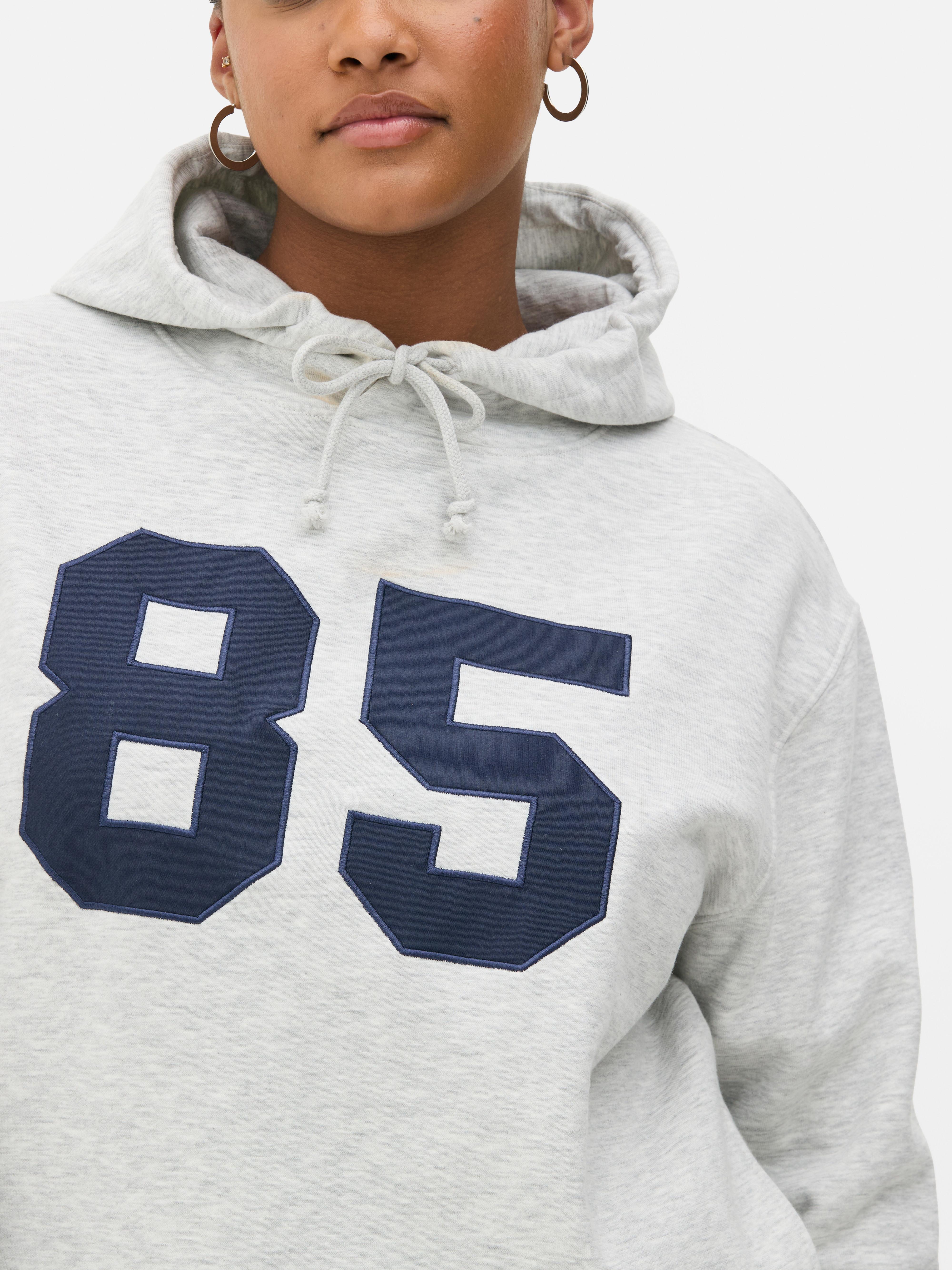 Oversized 85 Graphic Hoodie