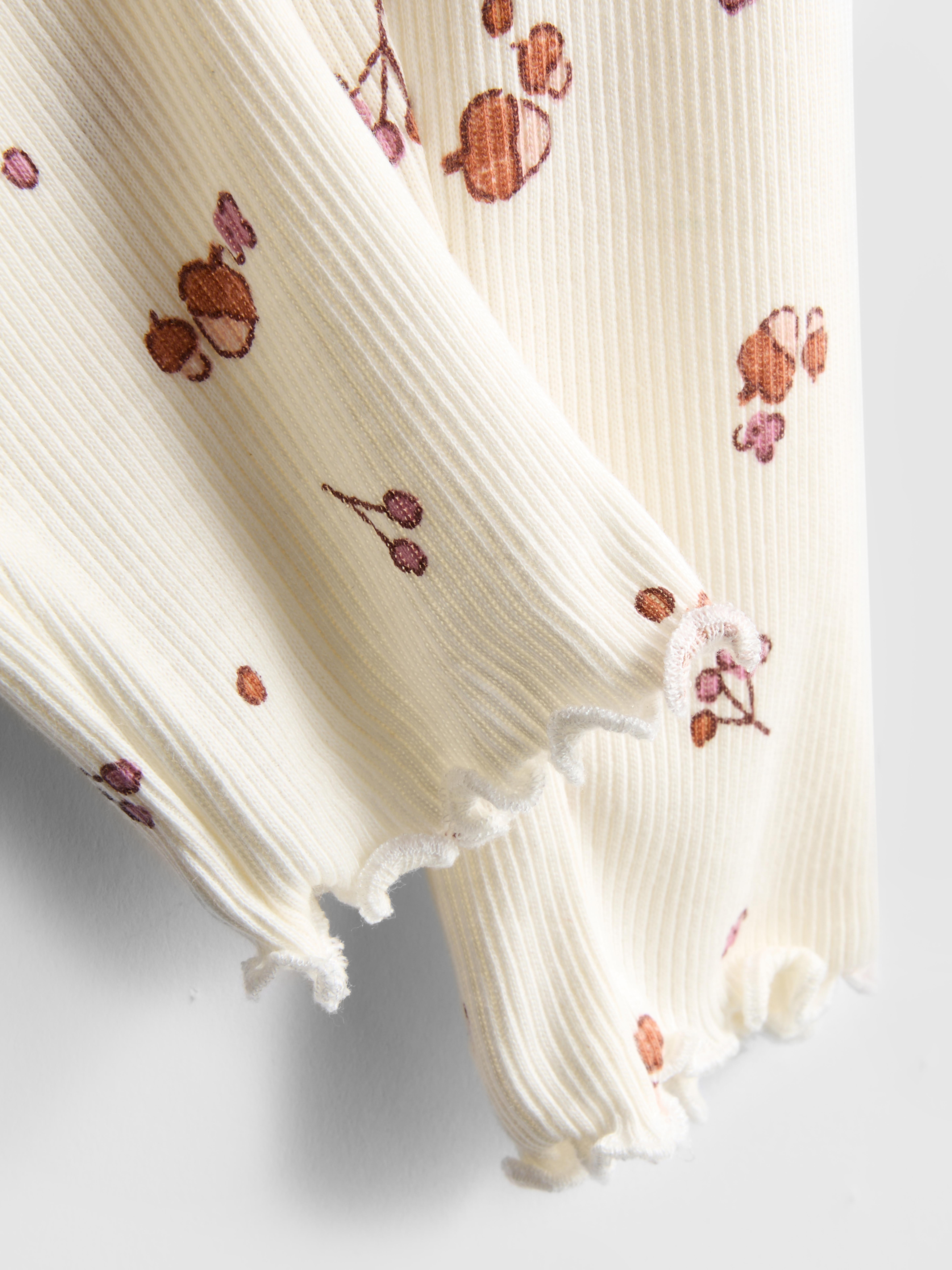 0-36 Monate | Gerippte Leggings mit Rüschenbesatz, 2er-Pack