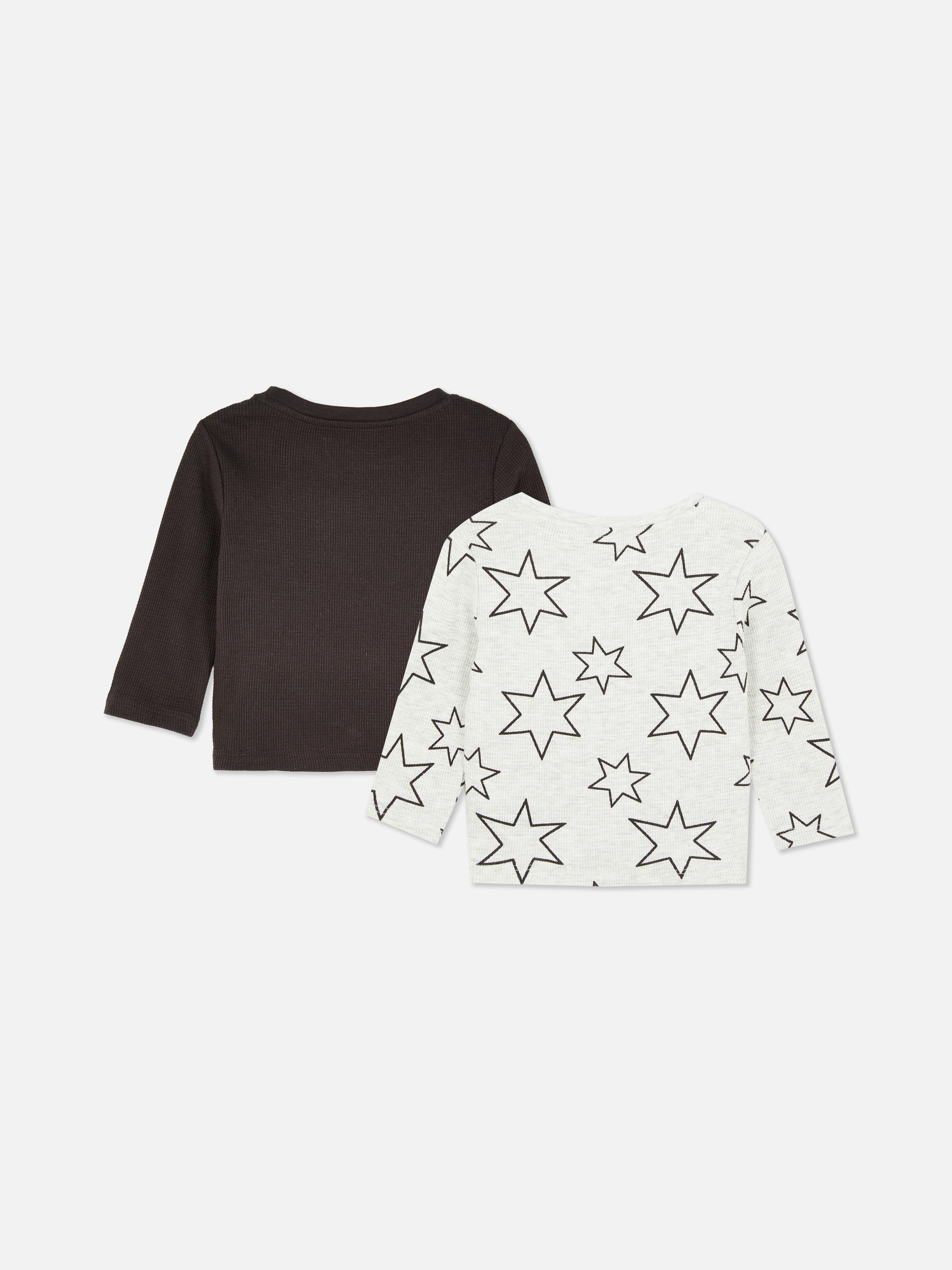 0-36 mois | Lot de 2 t-shirts texturés