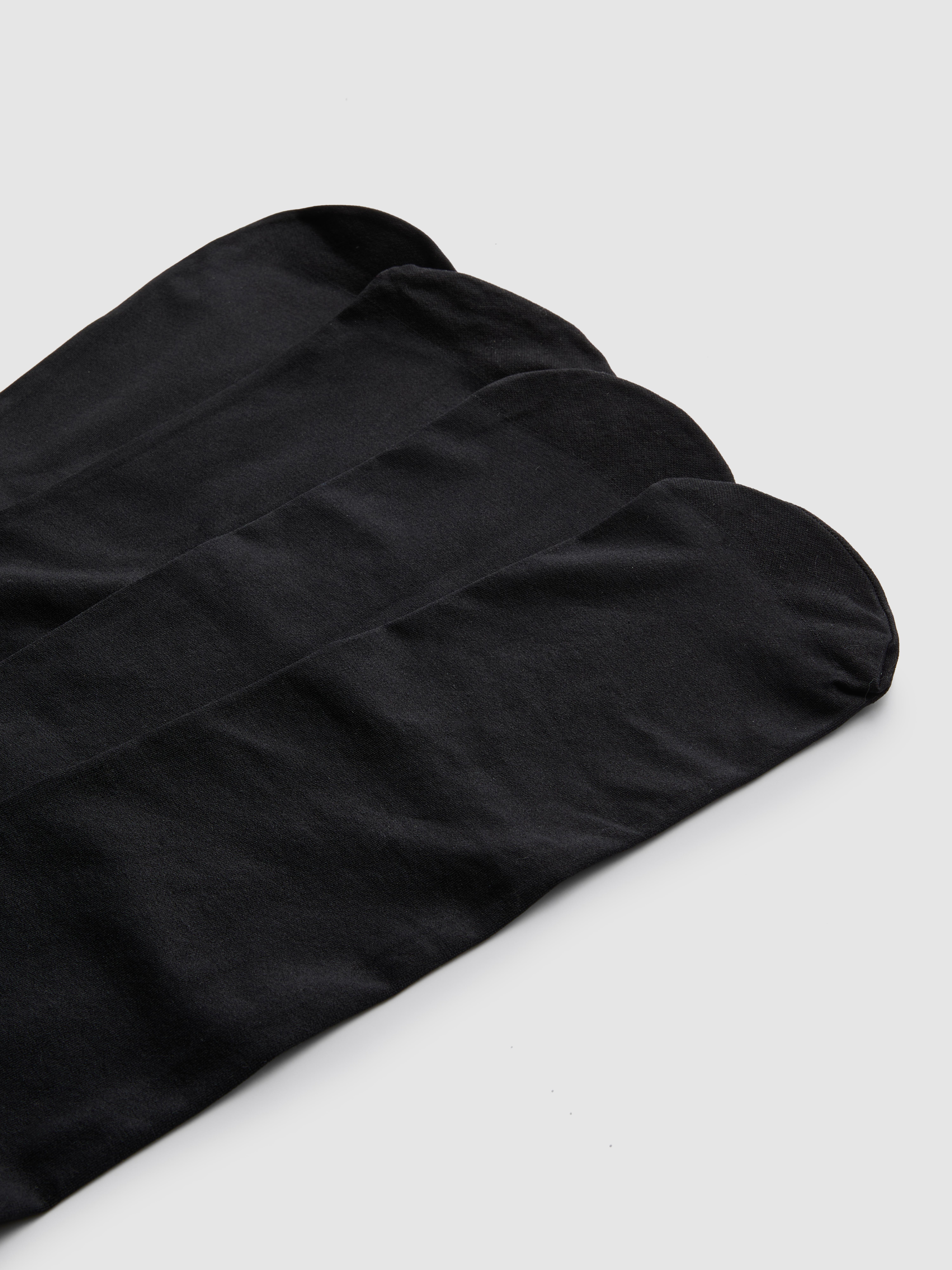 Women's Black 2-Pack 200 Denier Opaque Tights