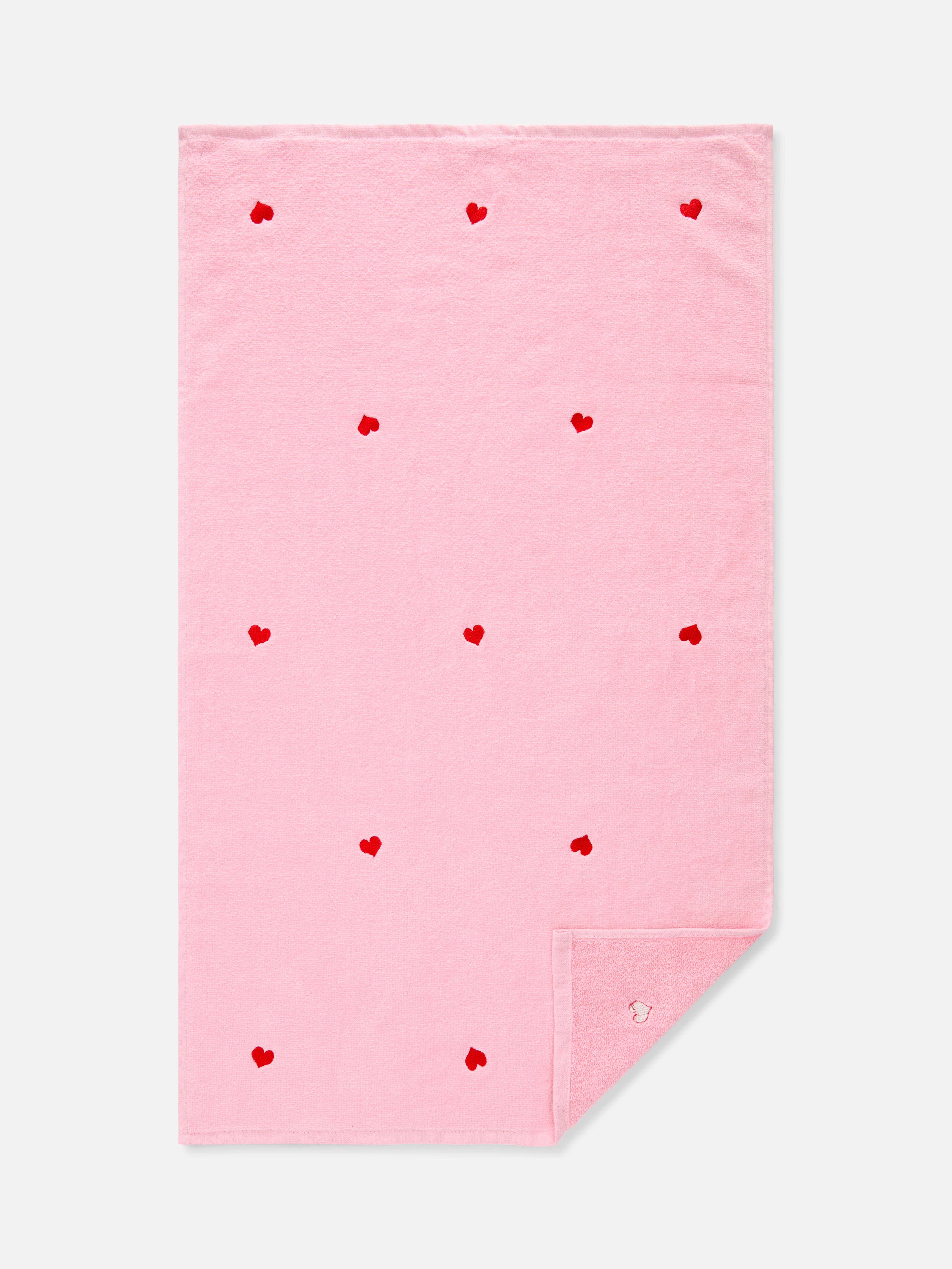 Asciugamano con cuori