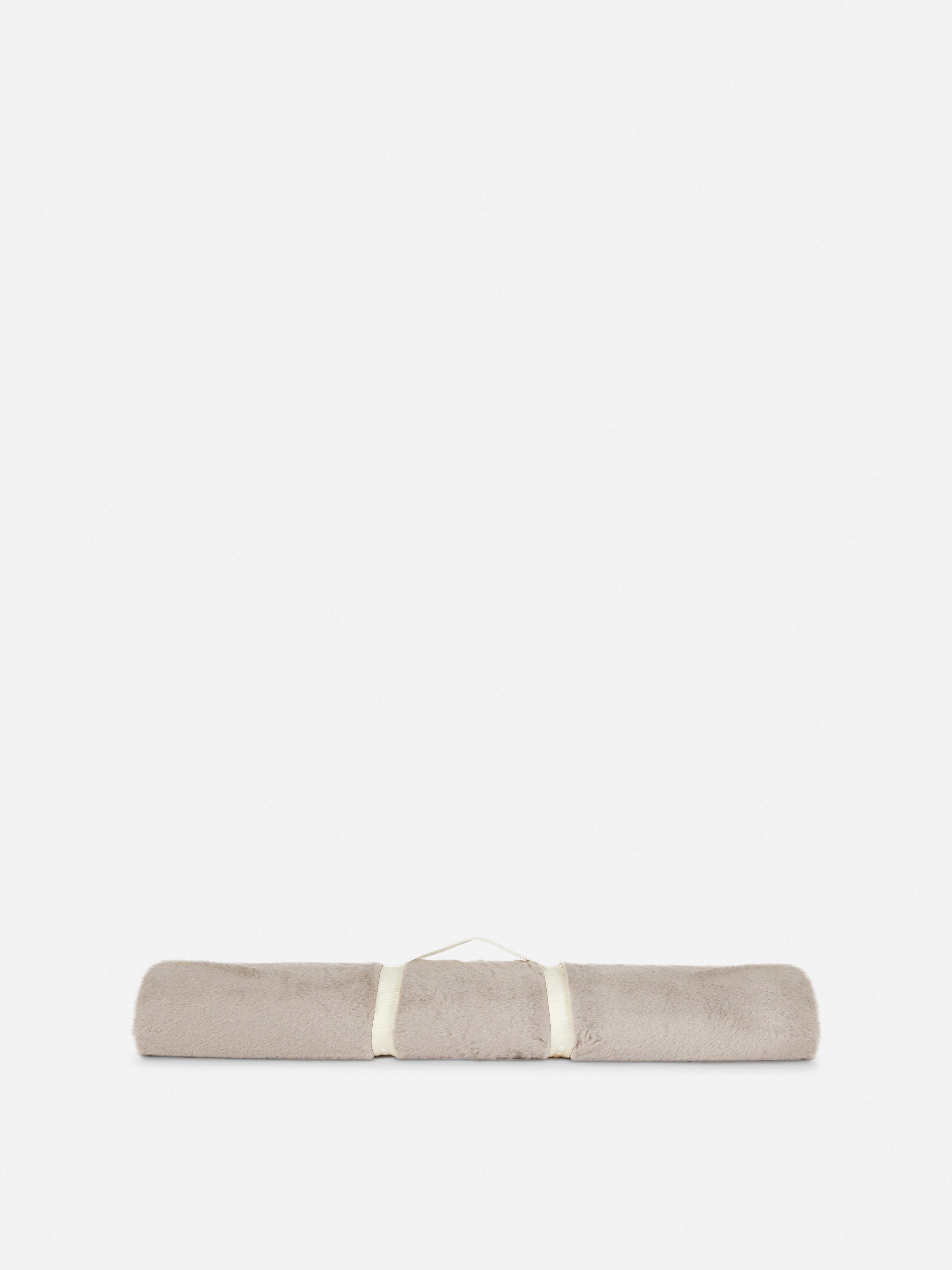 Rechthoekig vloerkleed van imitatiebont