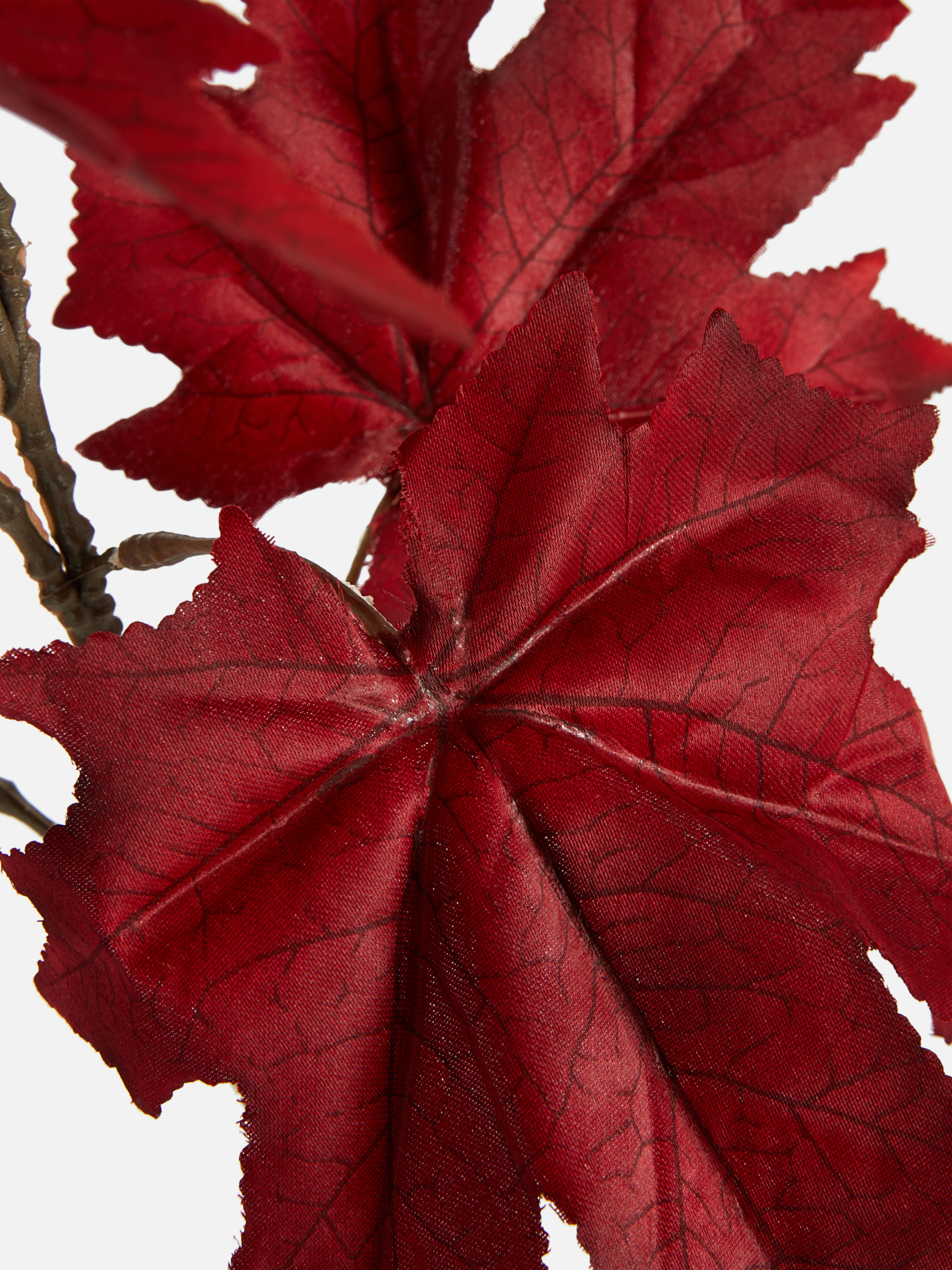 Single Stem Maple Leaf Ornament