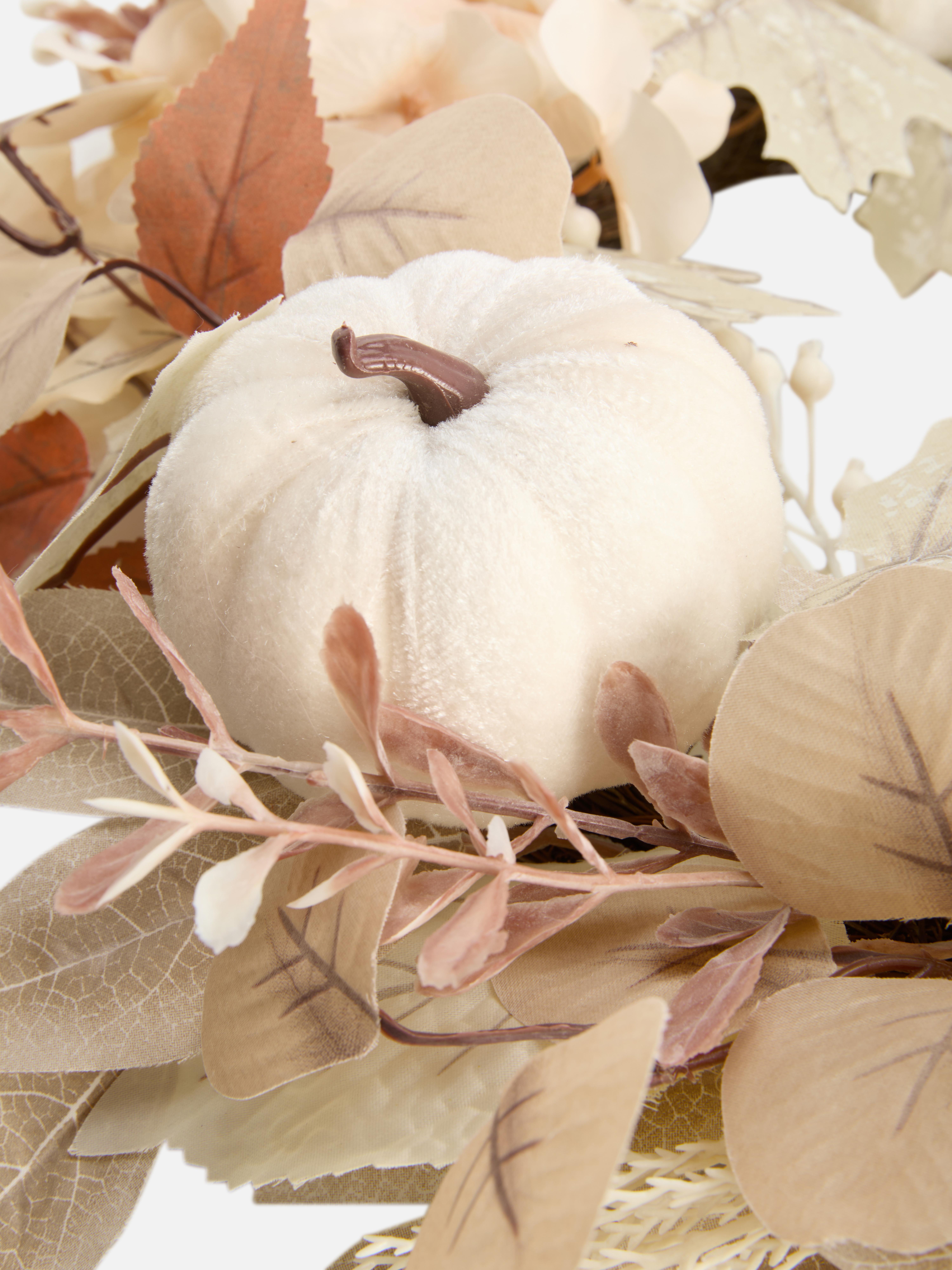 Faux Foliage Harvest Wreath