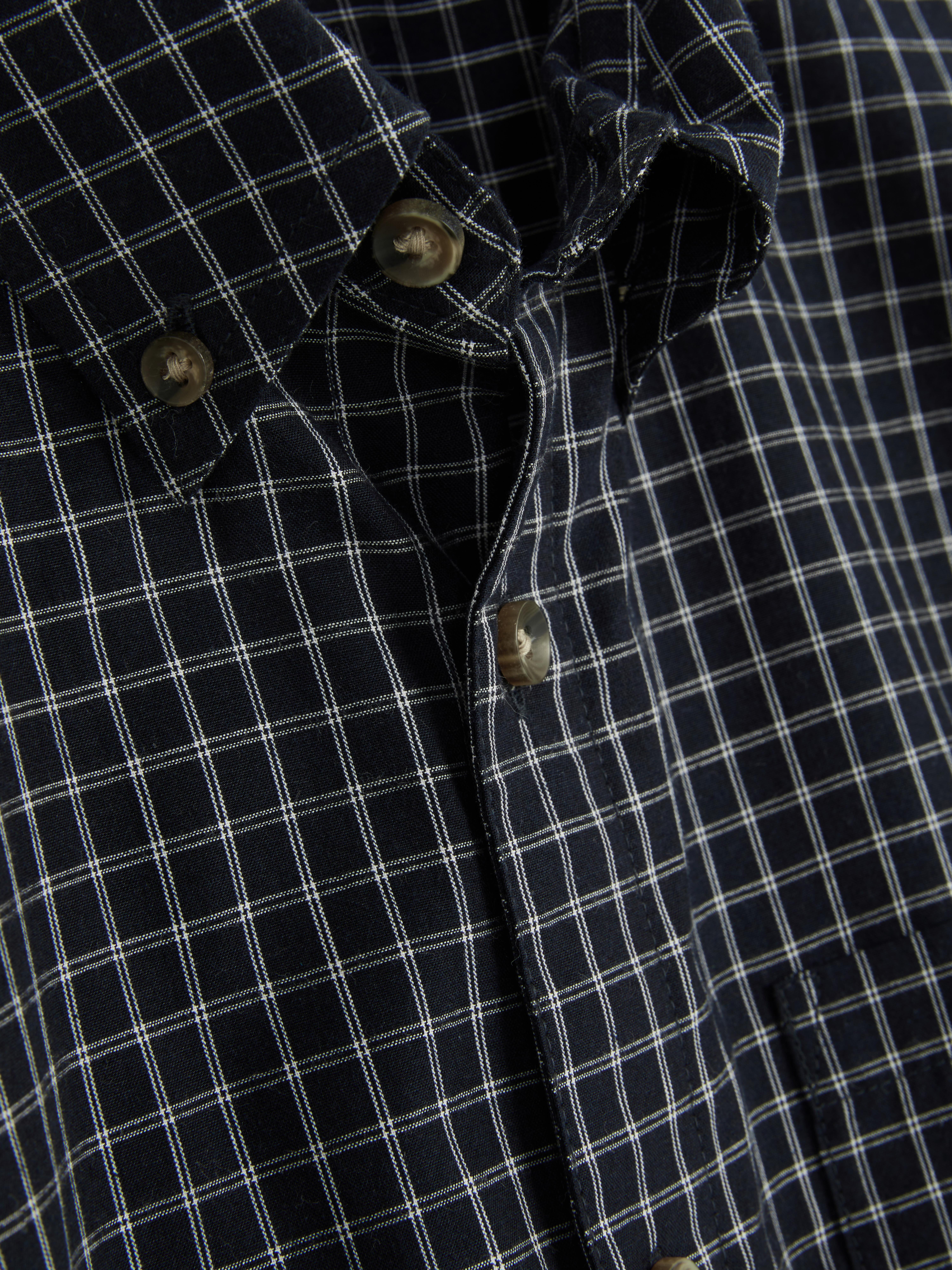 Chemise manches courtes à carreaux