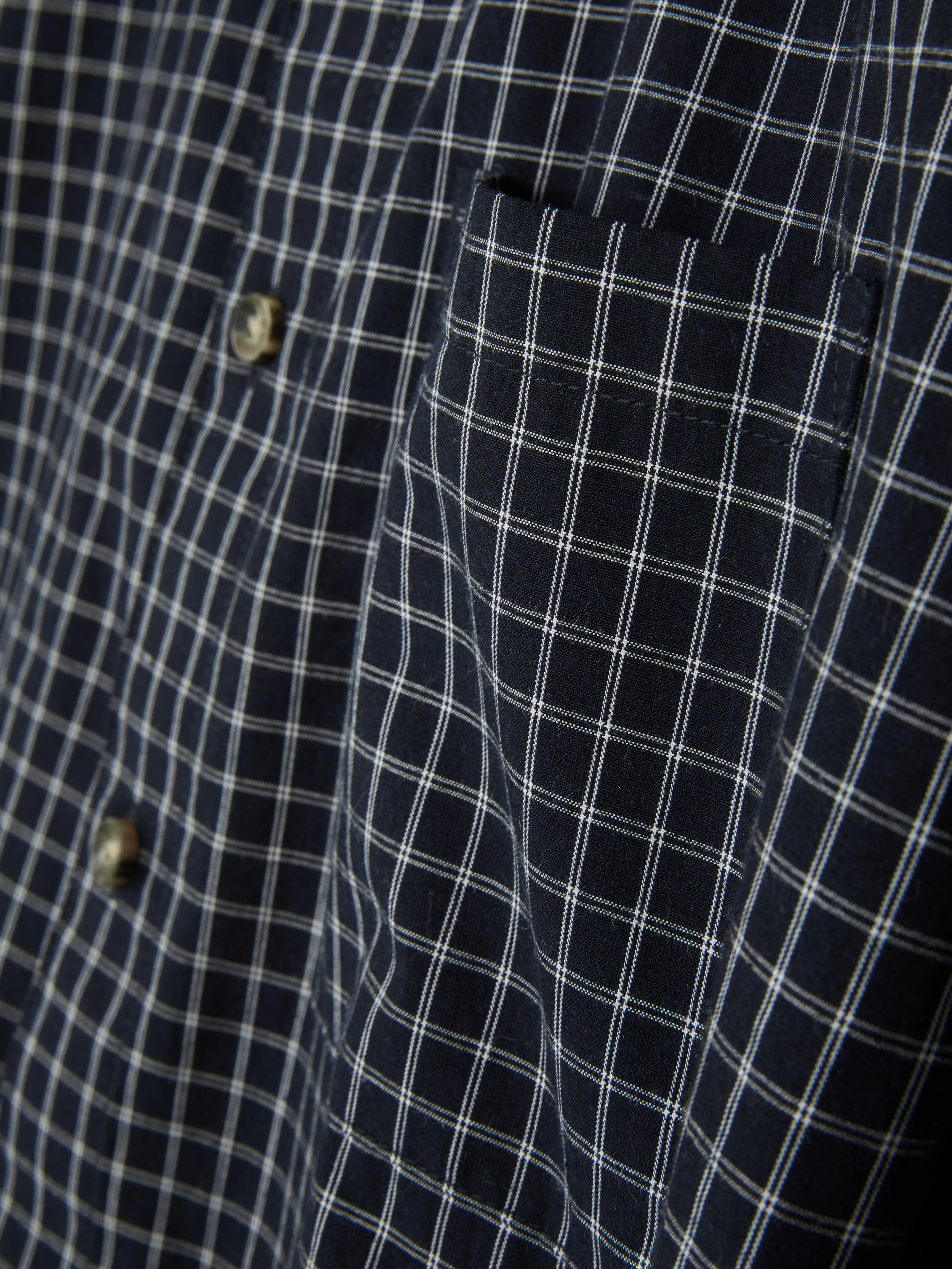Chemise manches courtes à carreaux