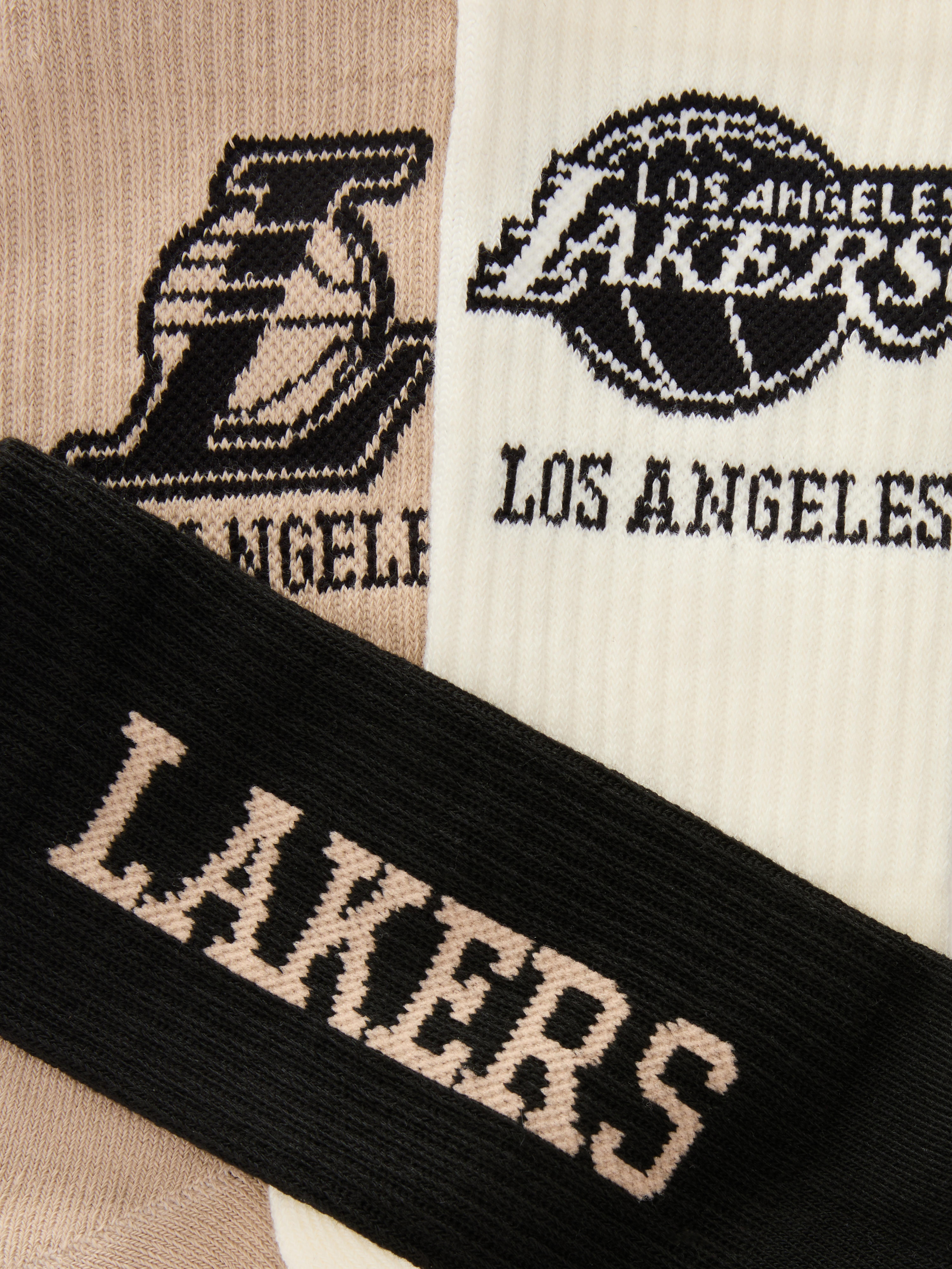 3pk NBA LA Lakers Crew Socks