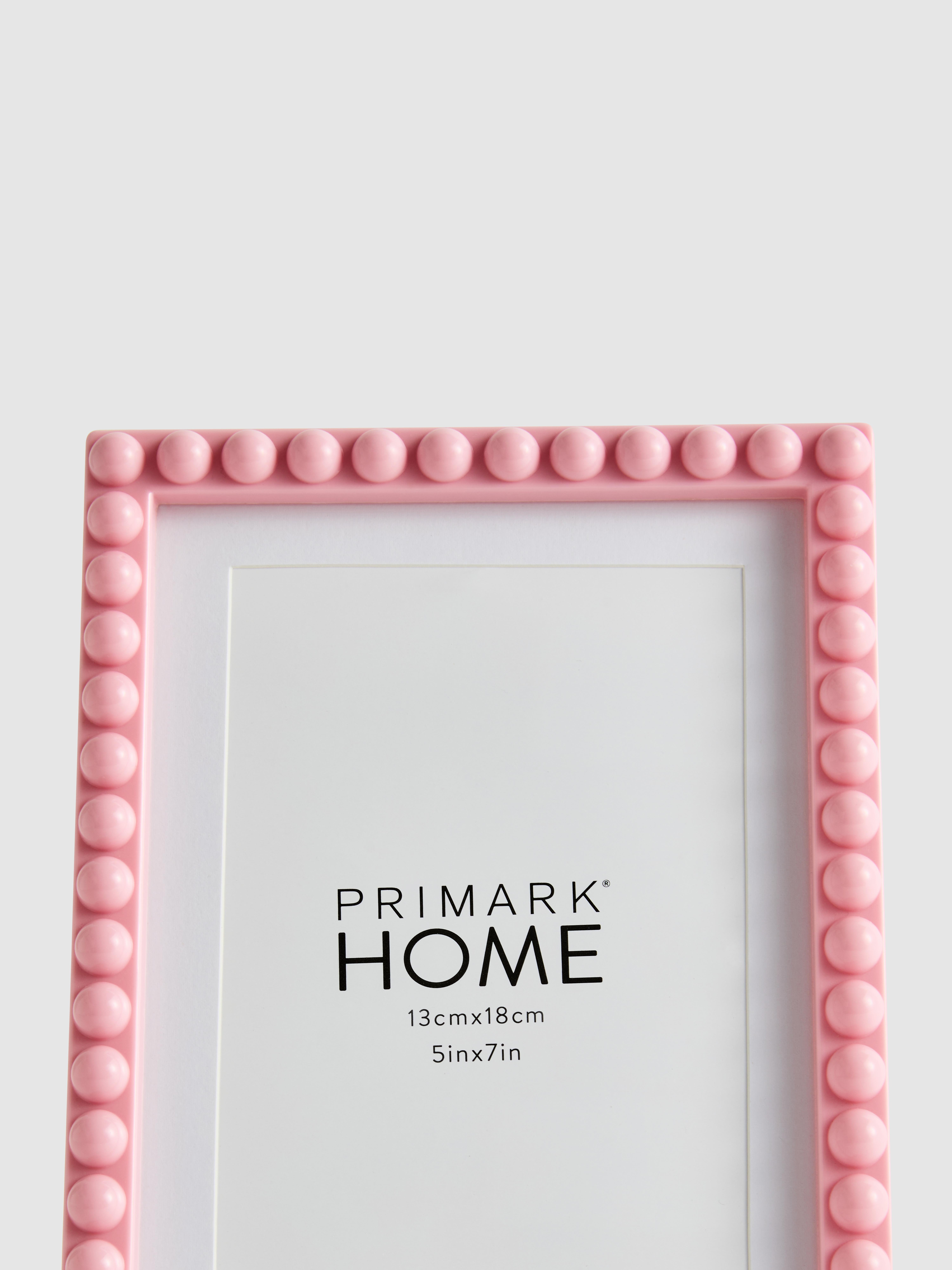 Light Pink 5x7" Beaded Picture Frame
