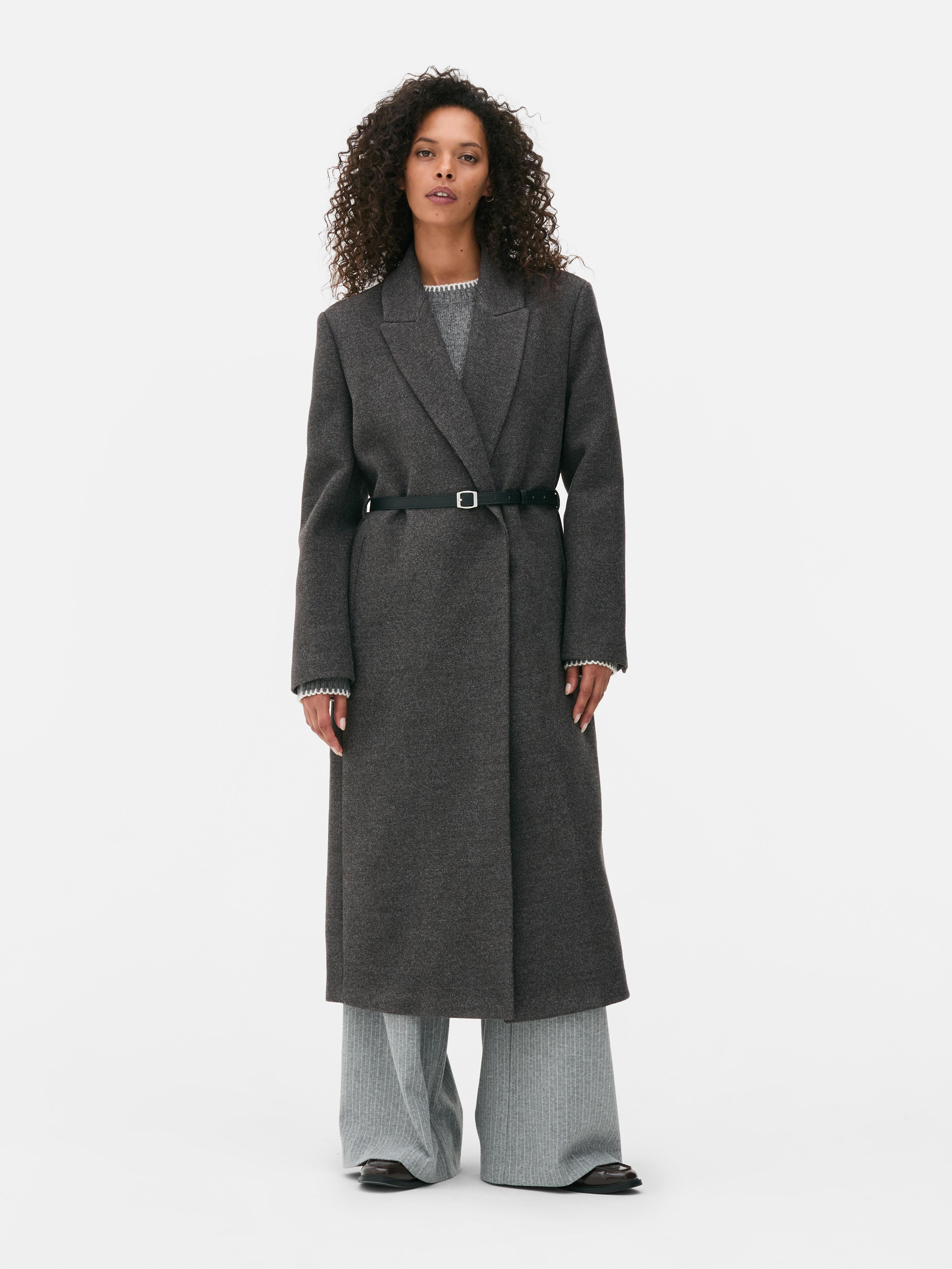 Cappotto lungo monopetto