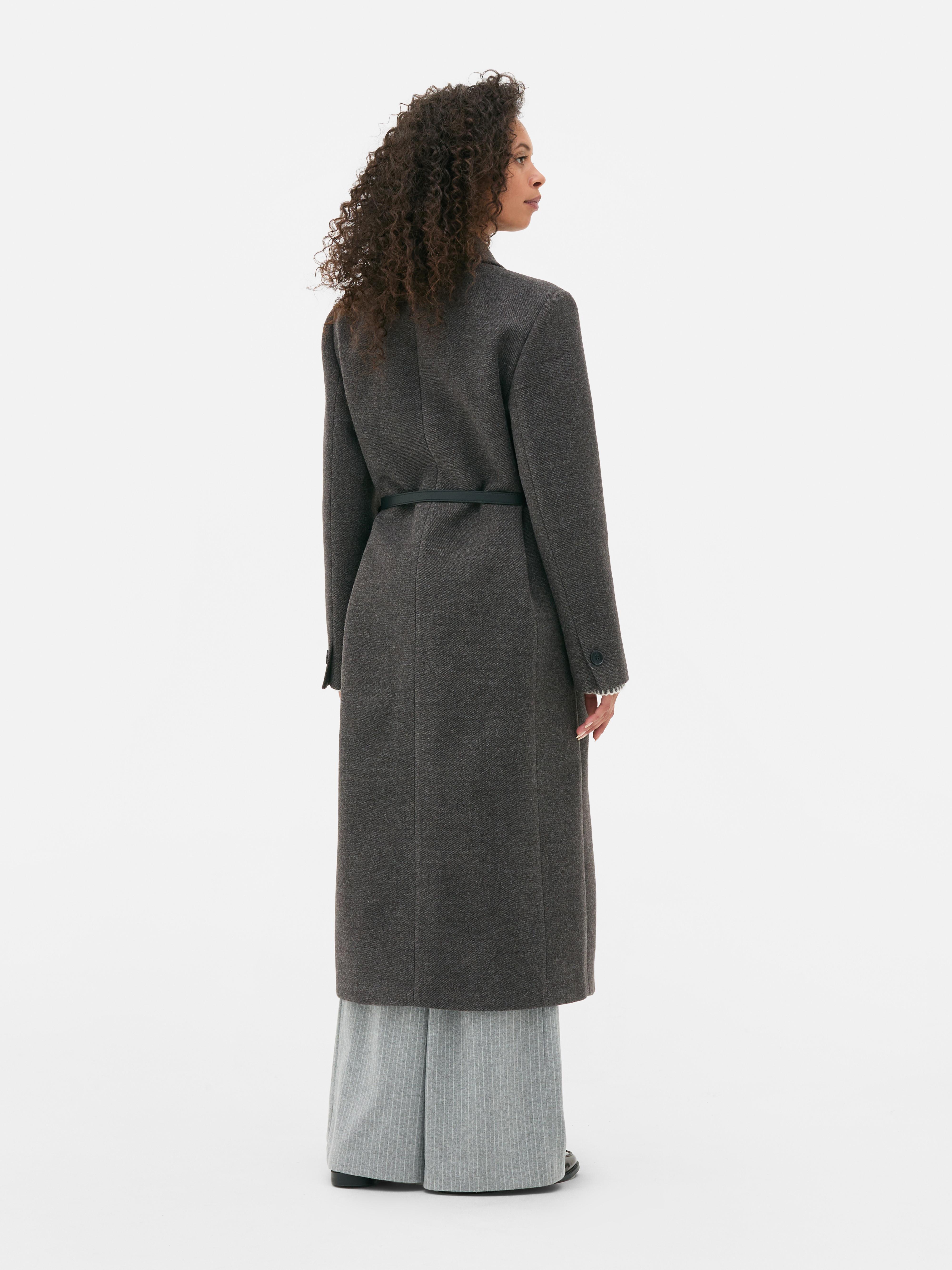 Single Breasted Longline Coat