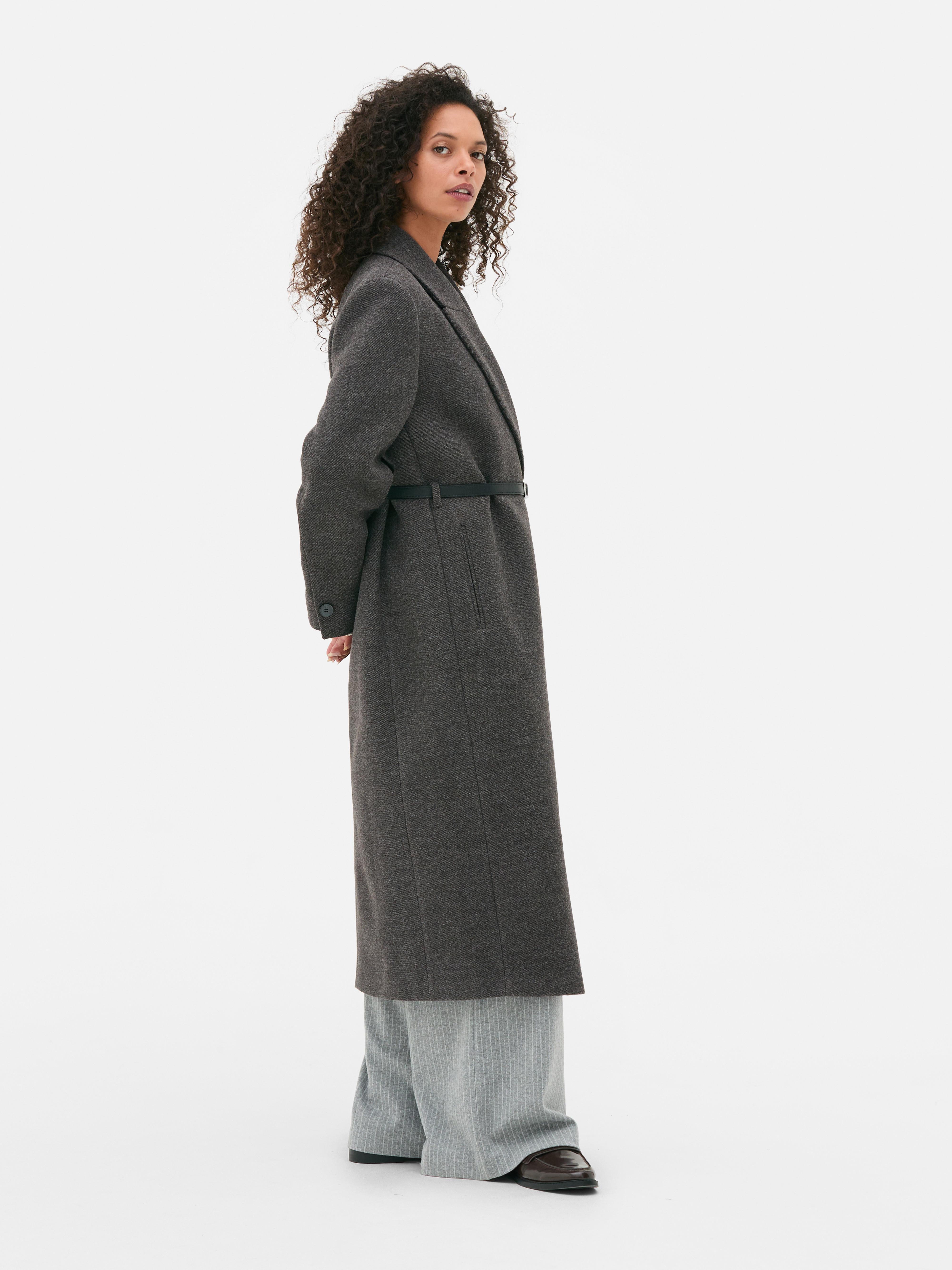 Single Breasted Longline Coat