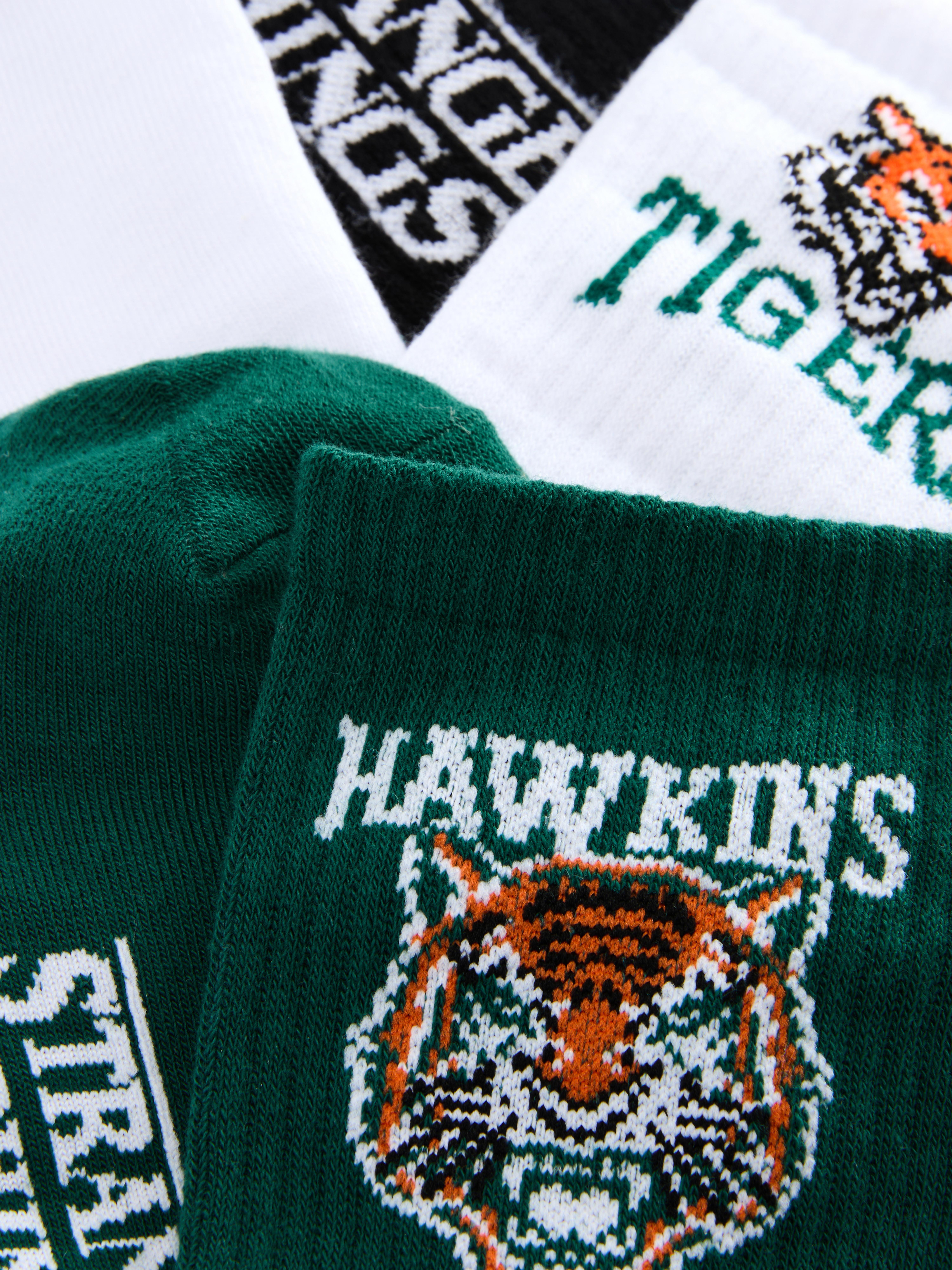 Lot de 3 paires de chaussettes mi-hautes Stranger Things Hawkins