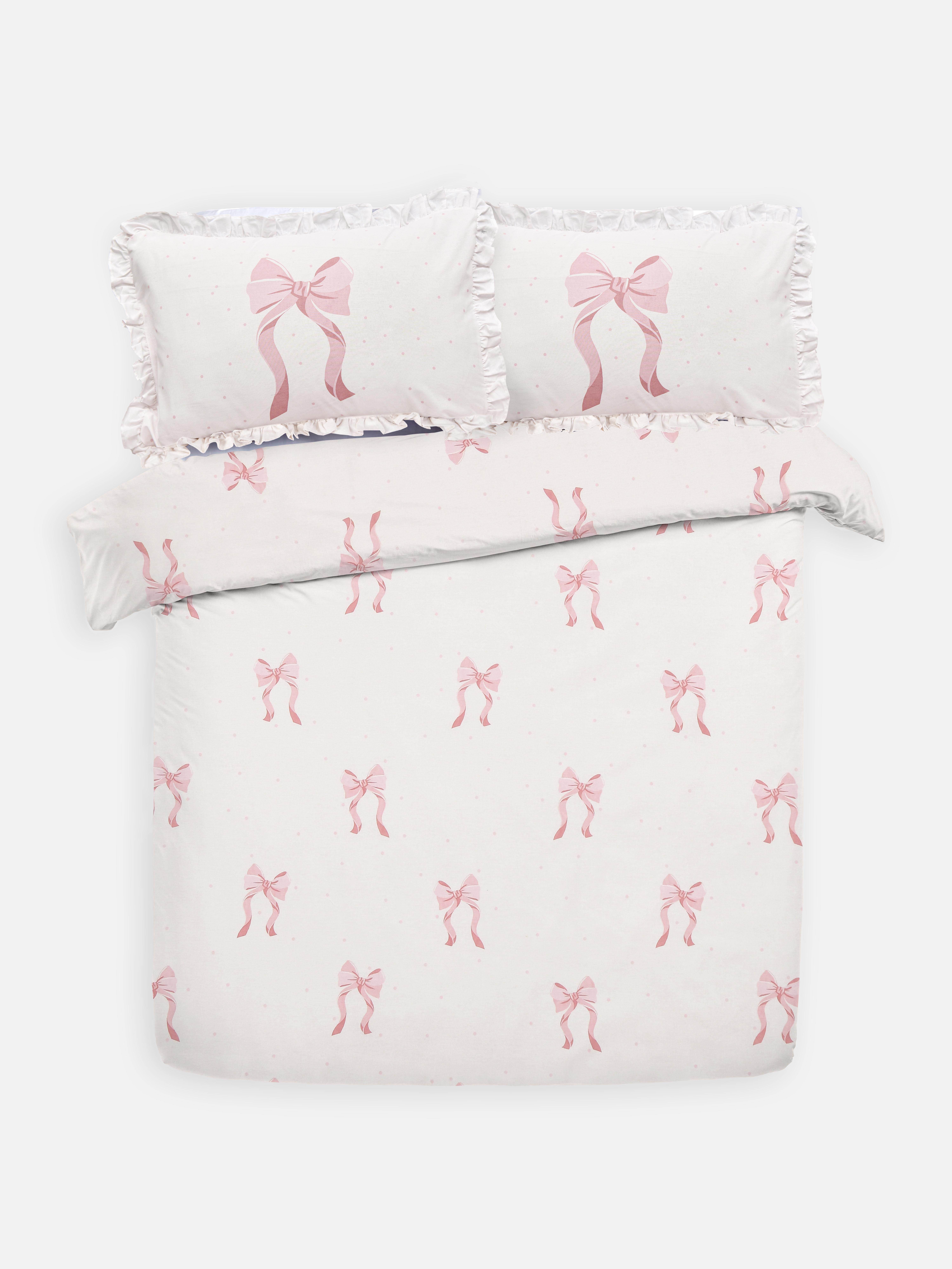 Set de funda nórdica doble con lazos