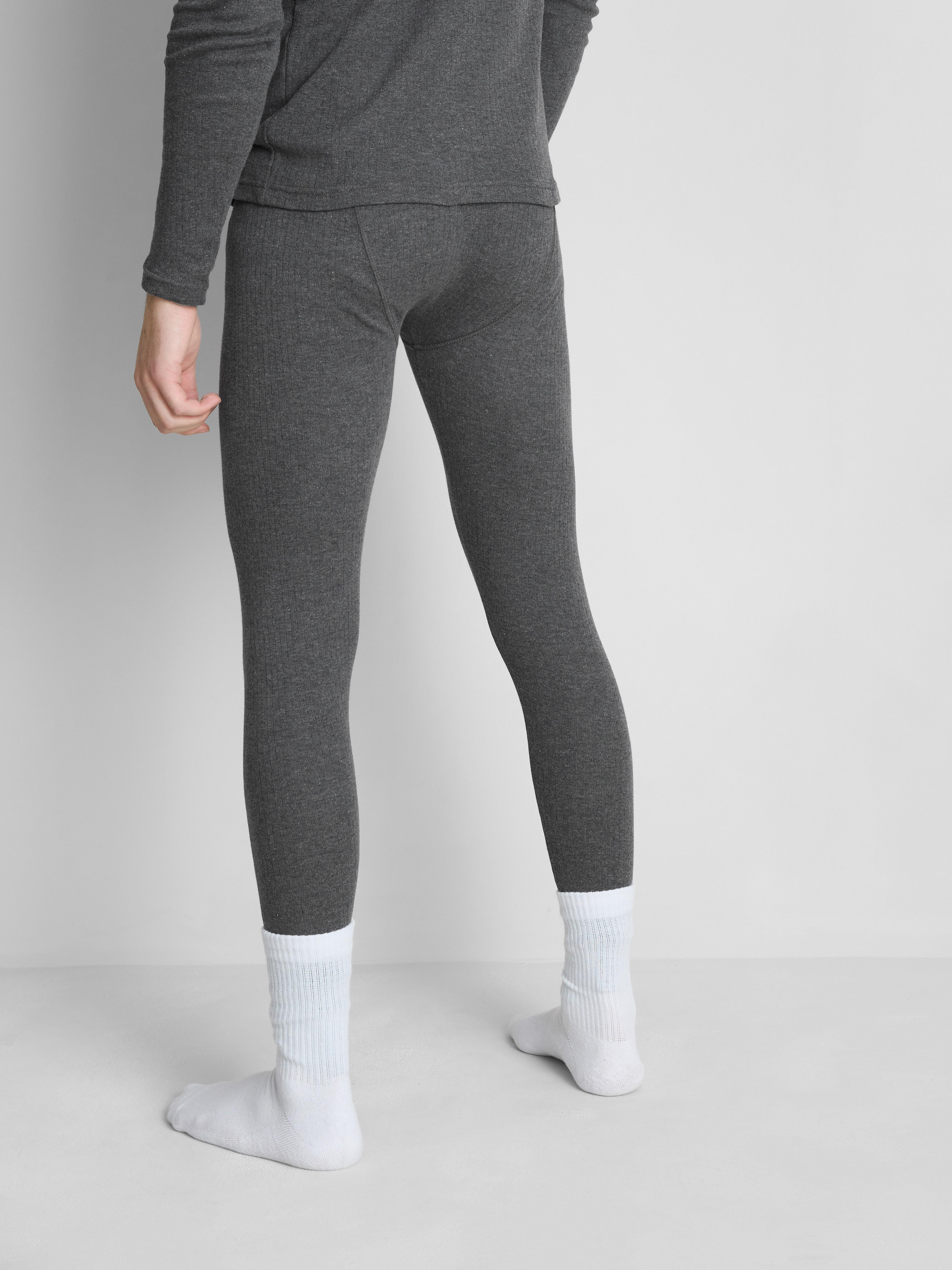 Legging thermique côtelé