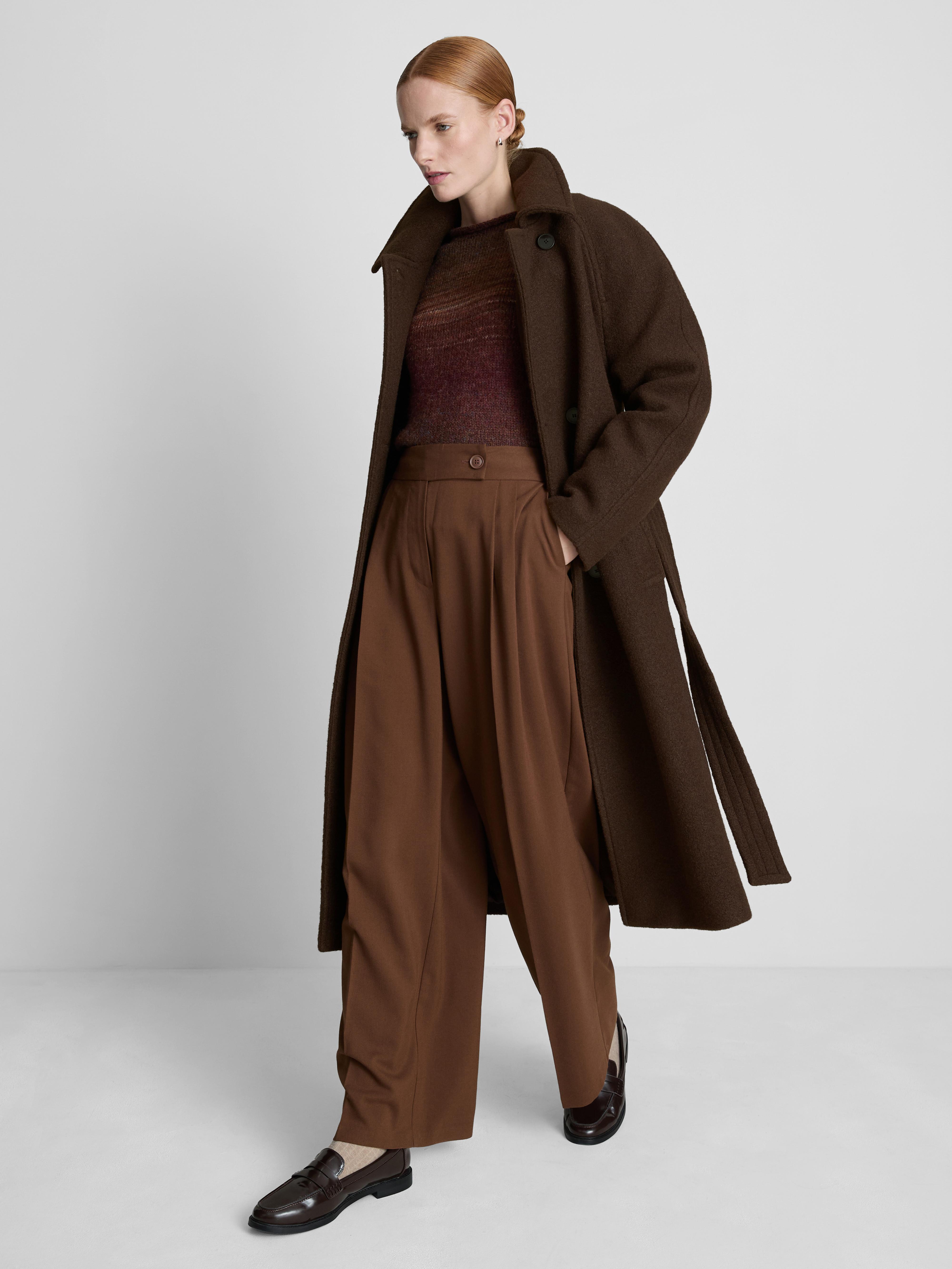 Manteau long à ceinture Paula Echevarría