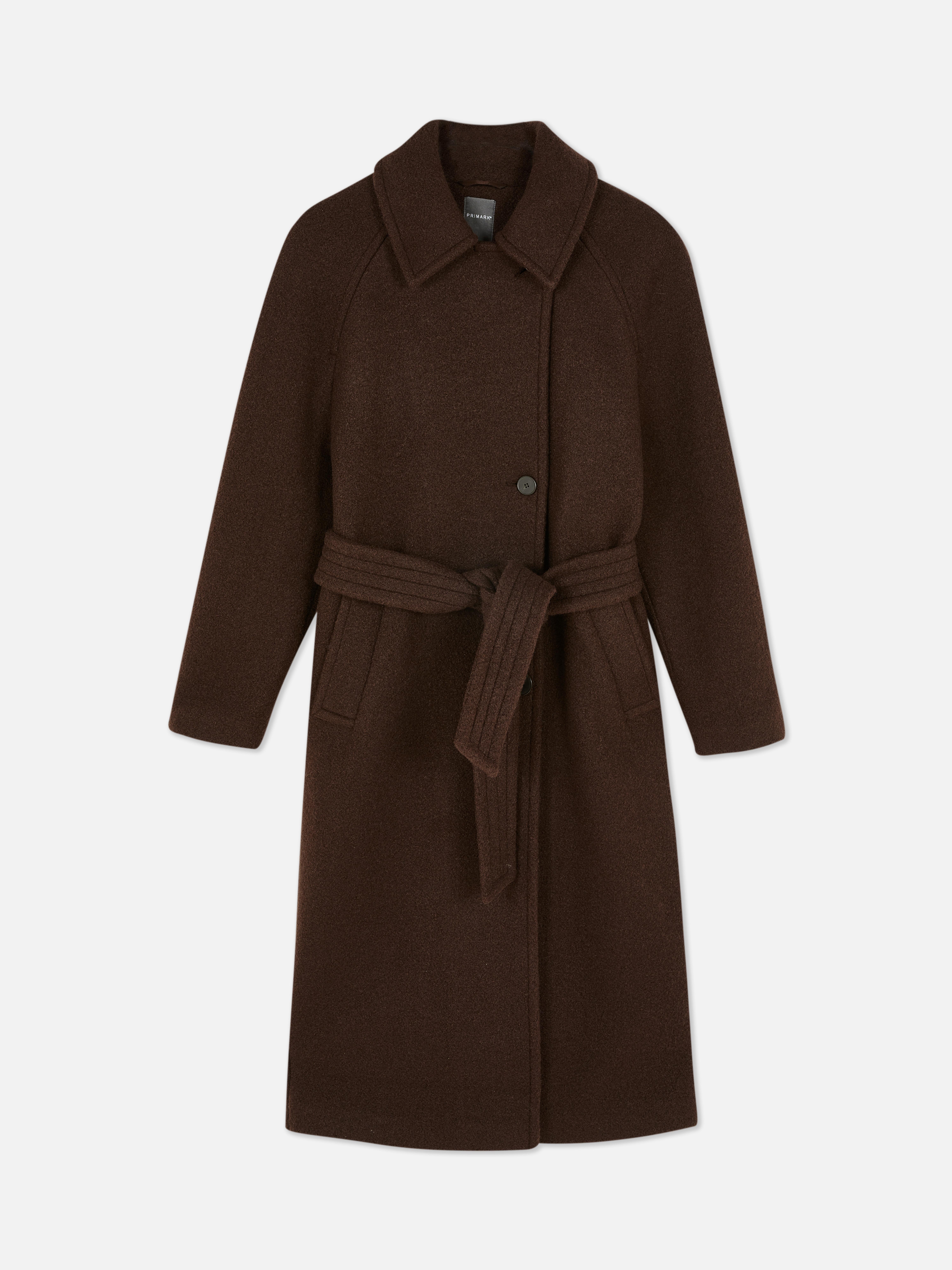 Manteau long à ceinture Paula Echevarría