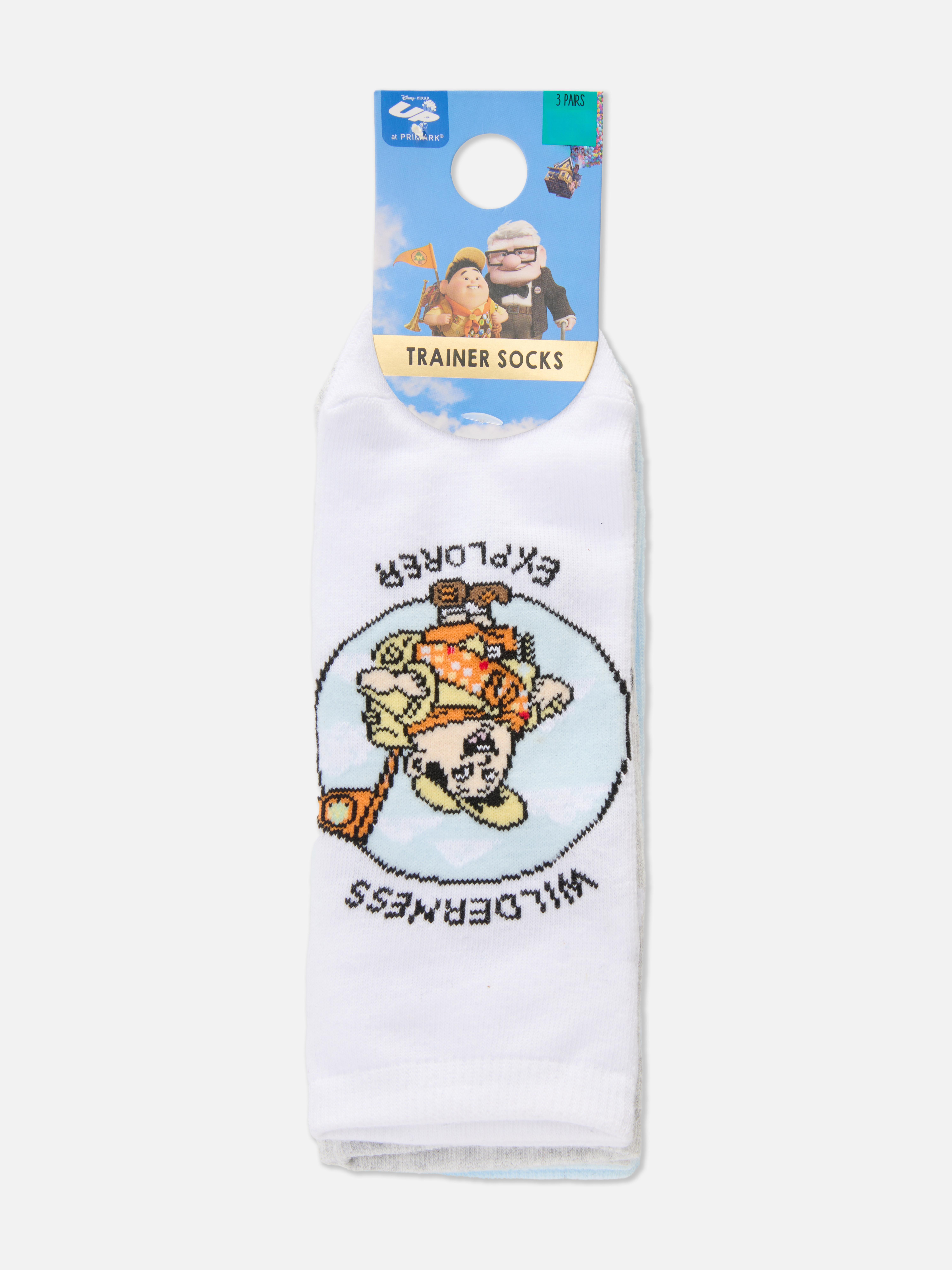 „Disney Pixar Oben“ Sneakersocken, 3er-Pack