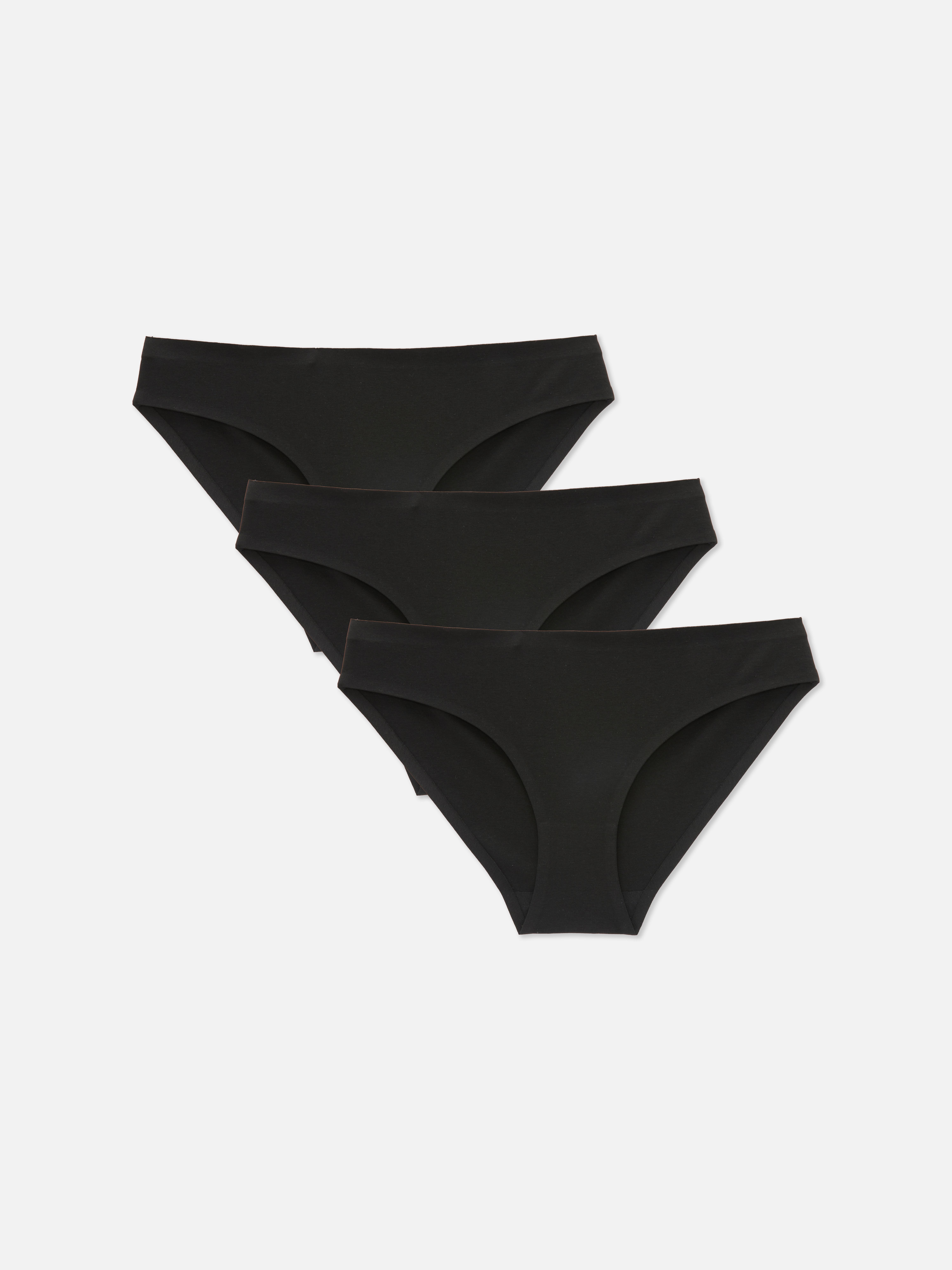 Pack de 3 braguitas mini invisibles de algodón