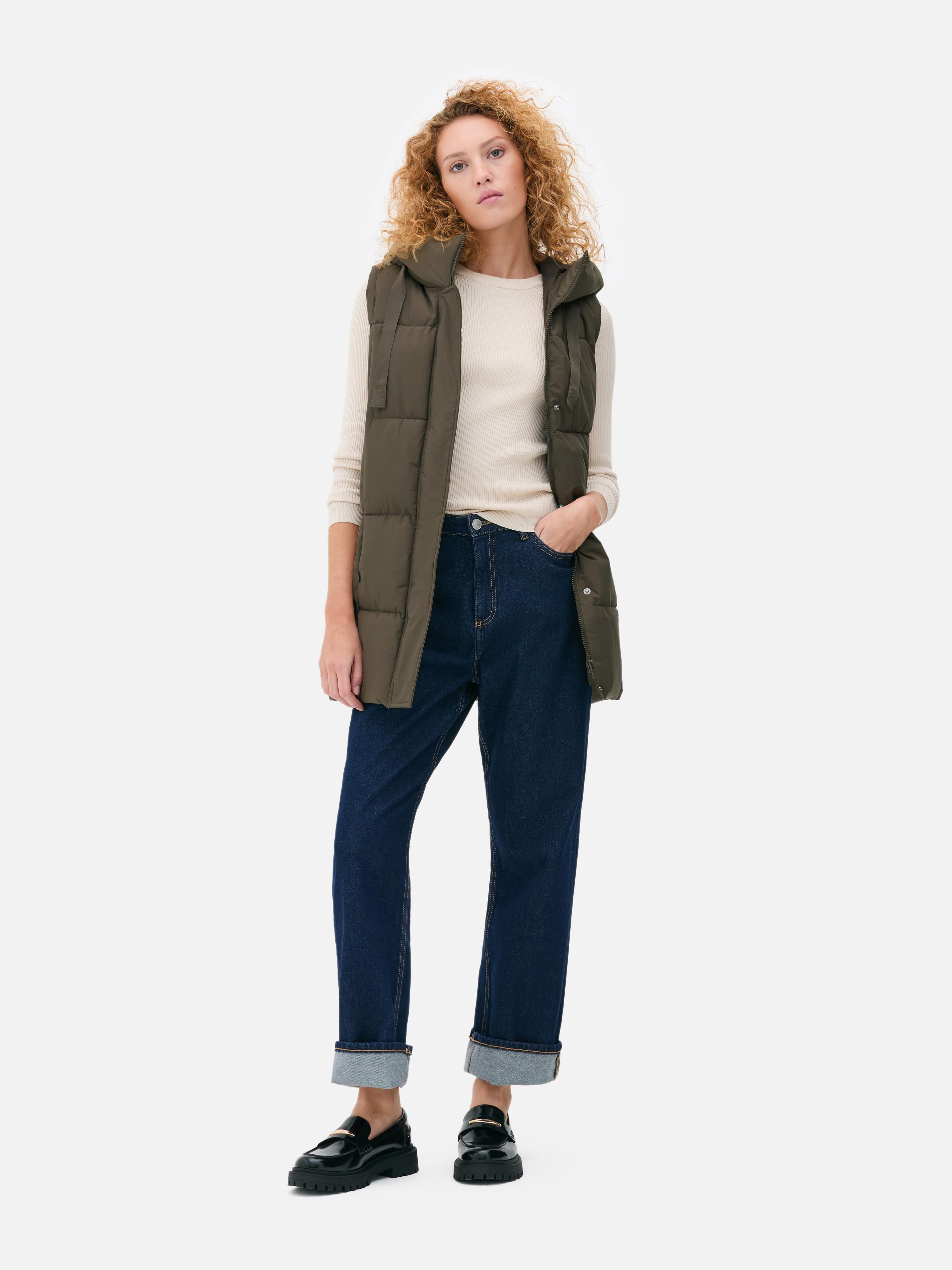 Hooded Longline Gilet
