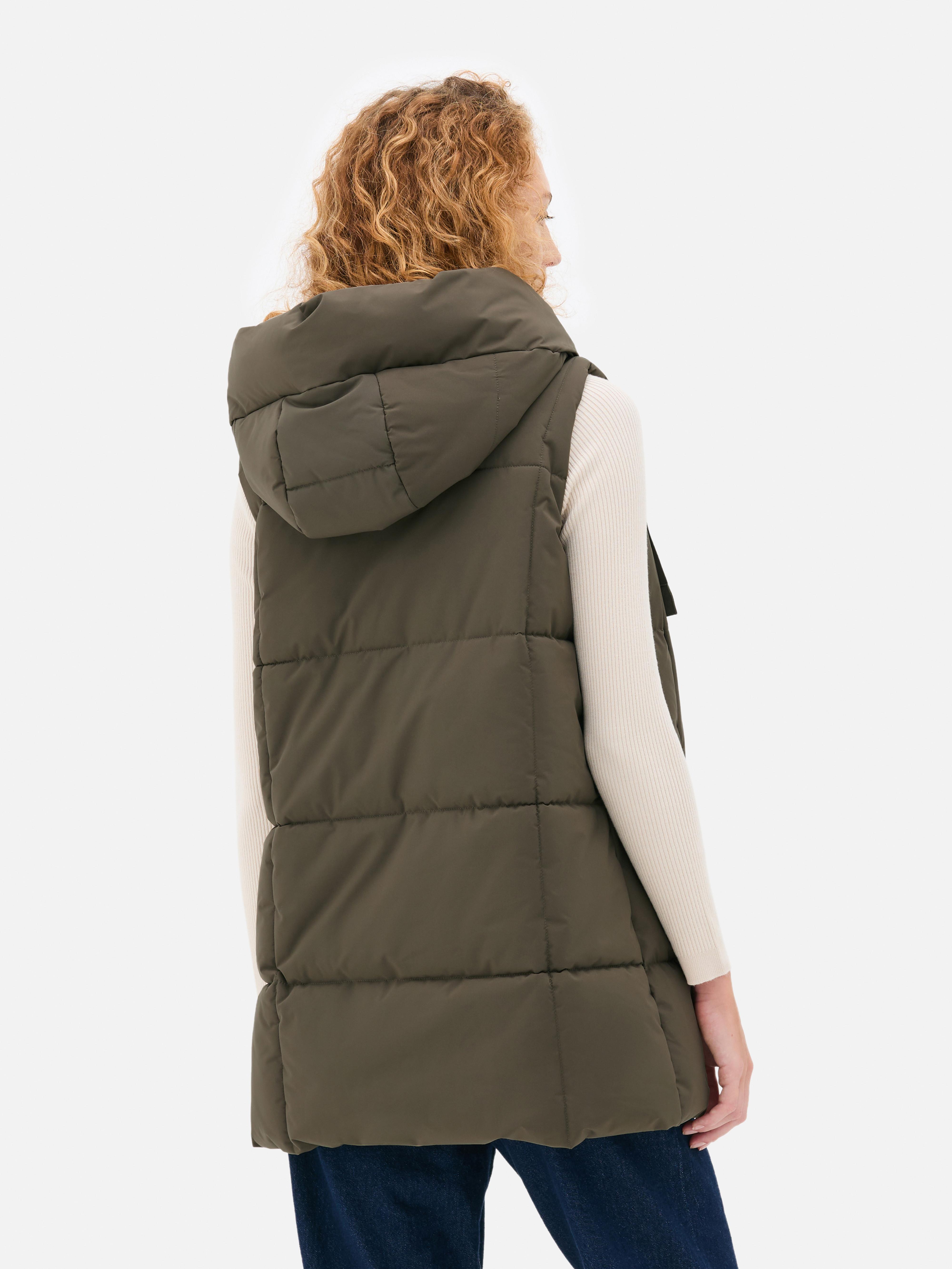 Hooded Longline Gilet