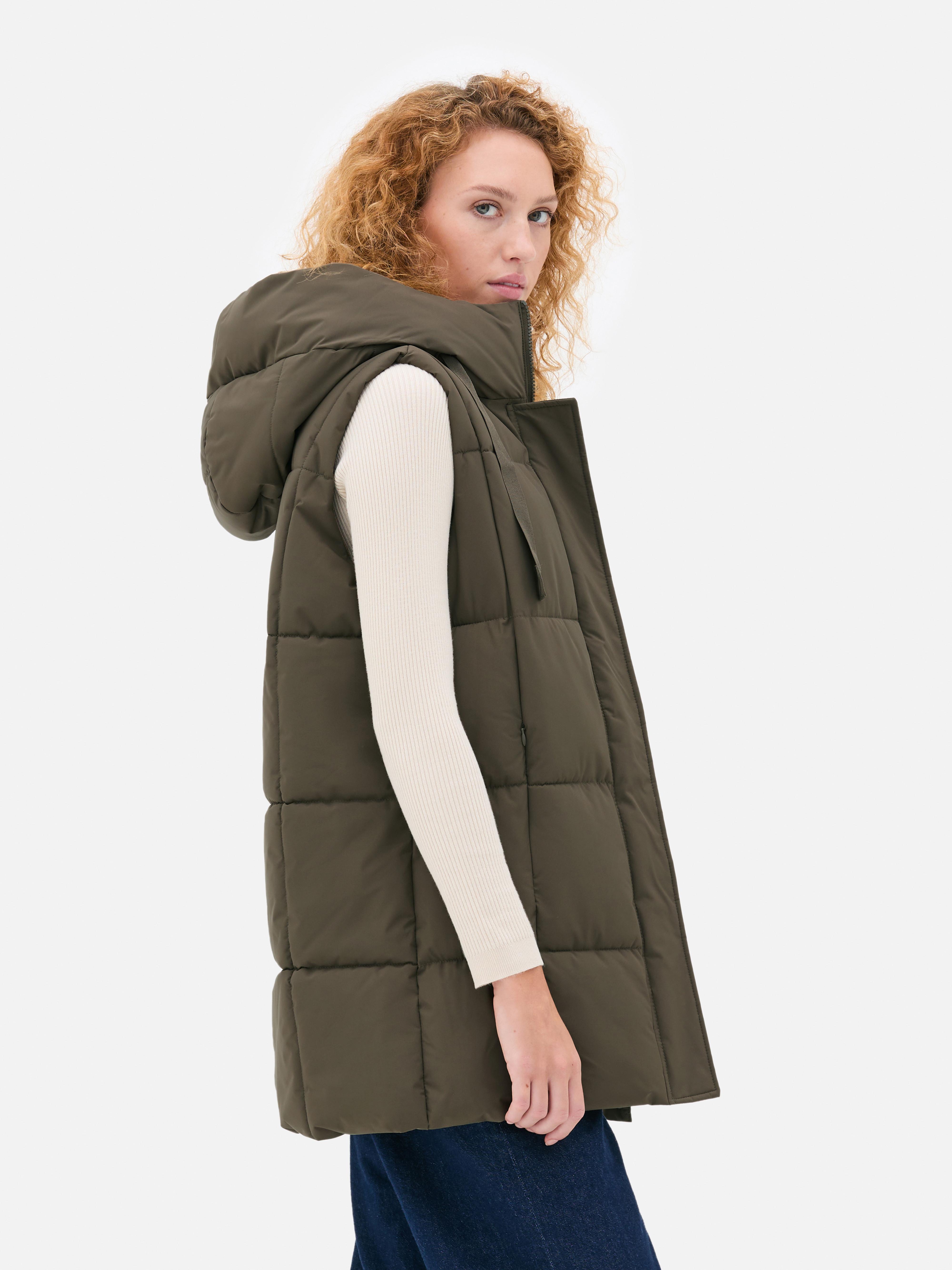 Hooded Longline Gilet