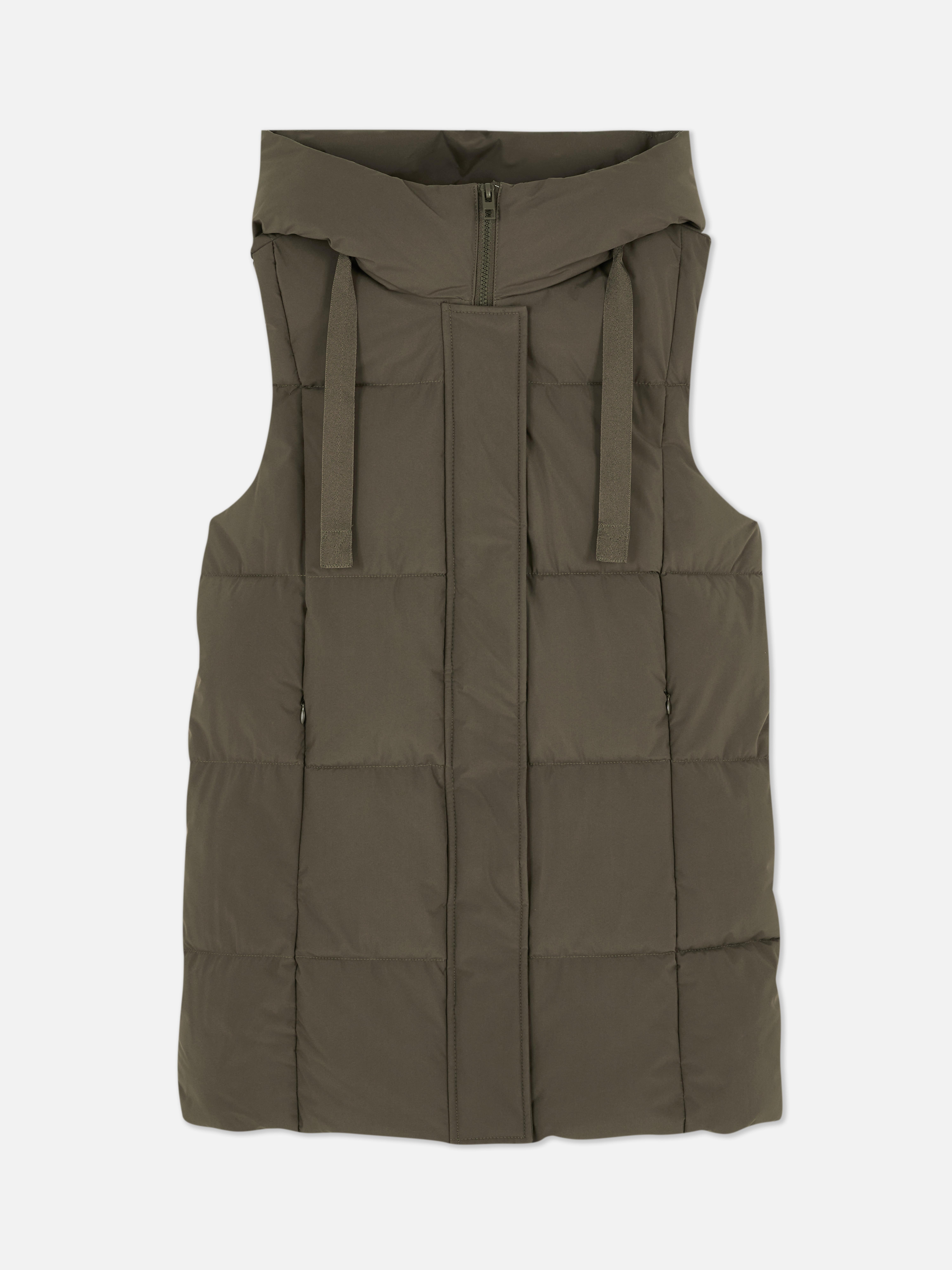 Hooded Longline Gilet