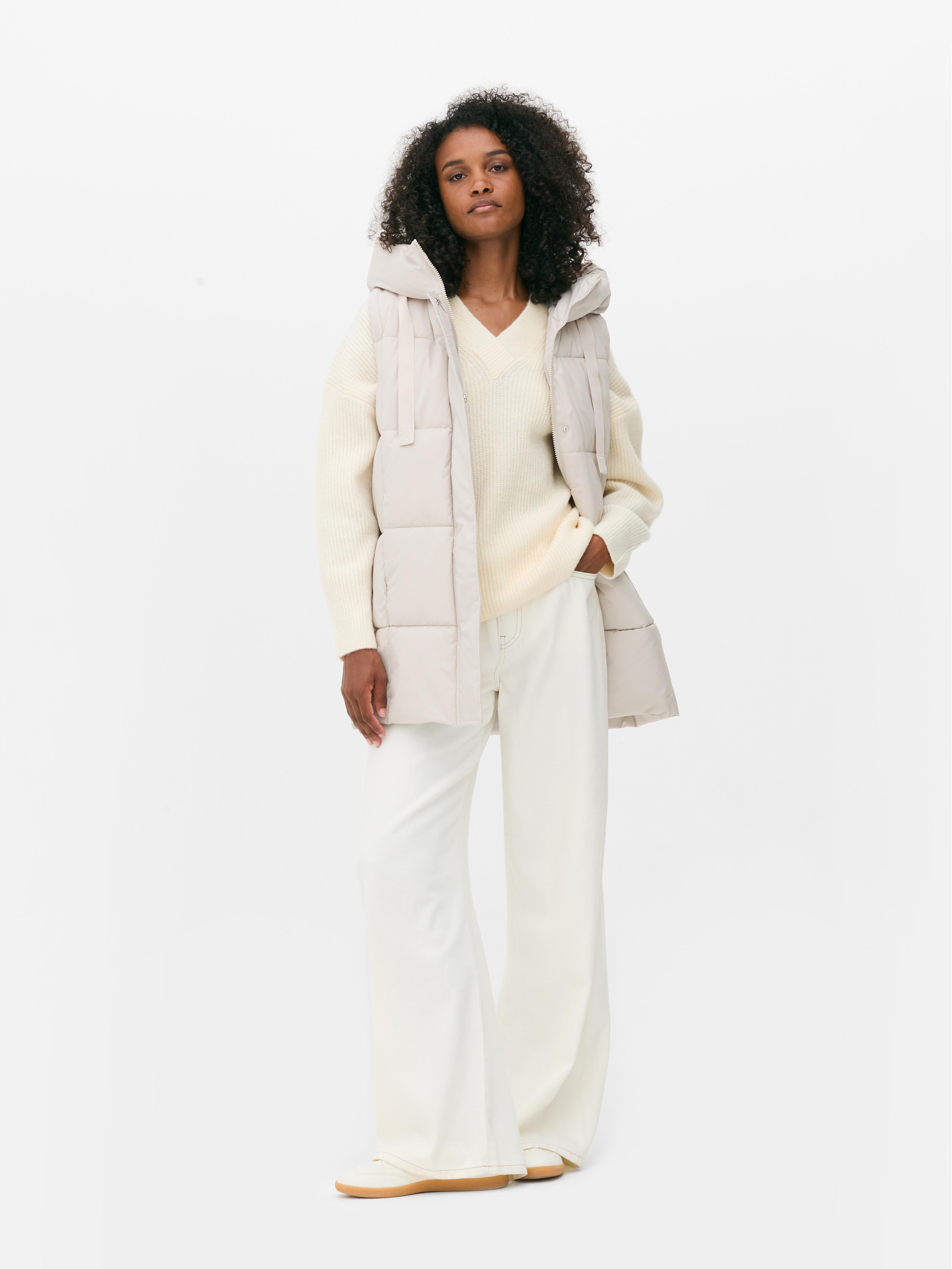 Hooded Longline Gilet
