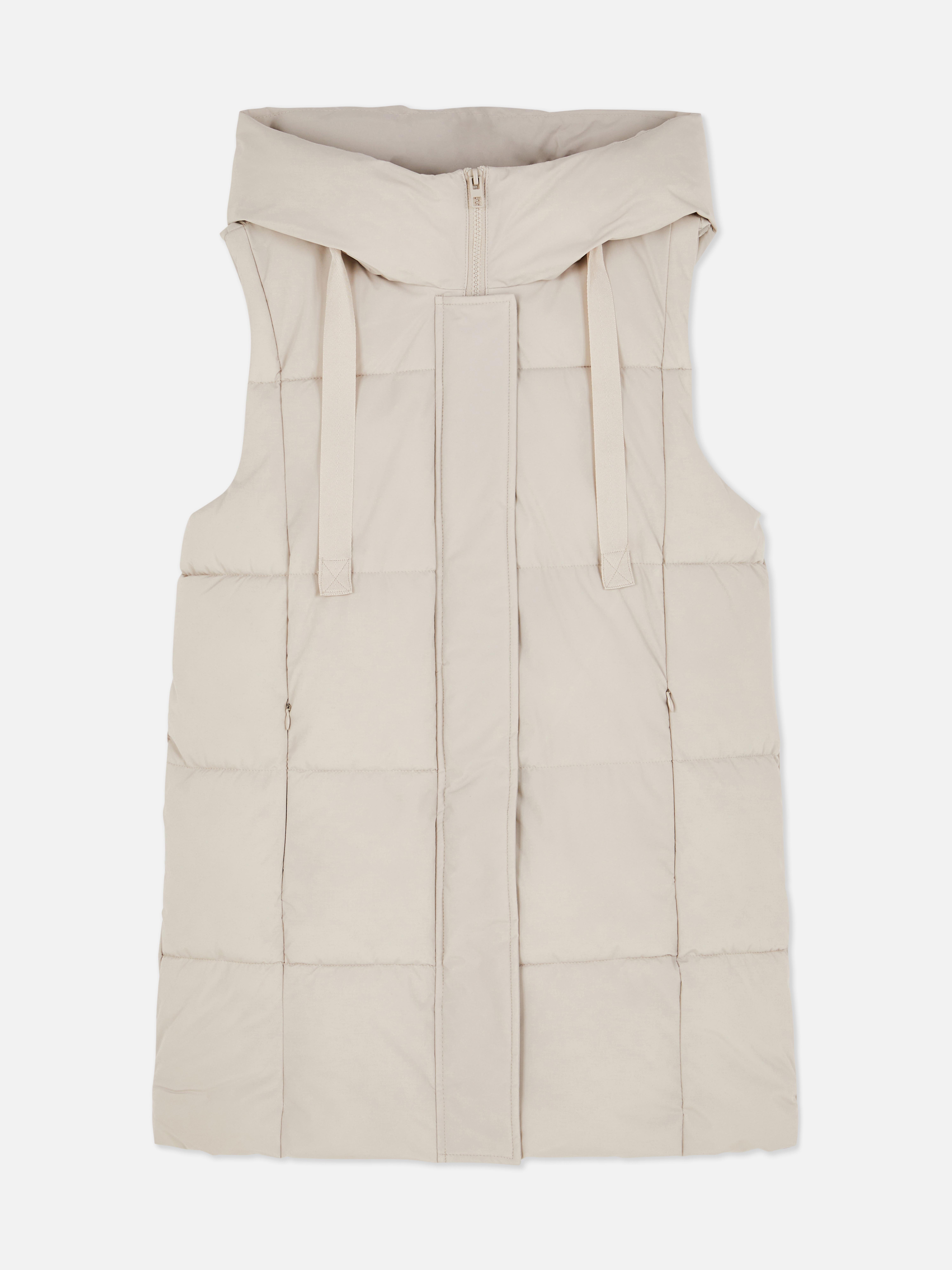 Hooded Longline Gilet