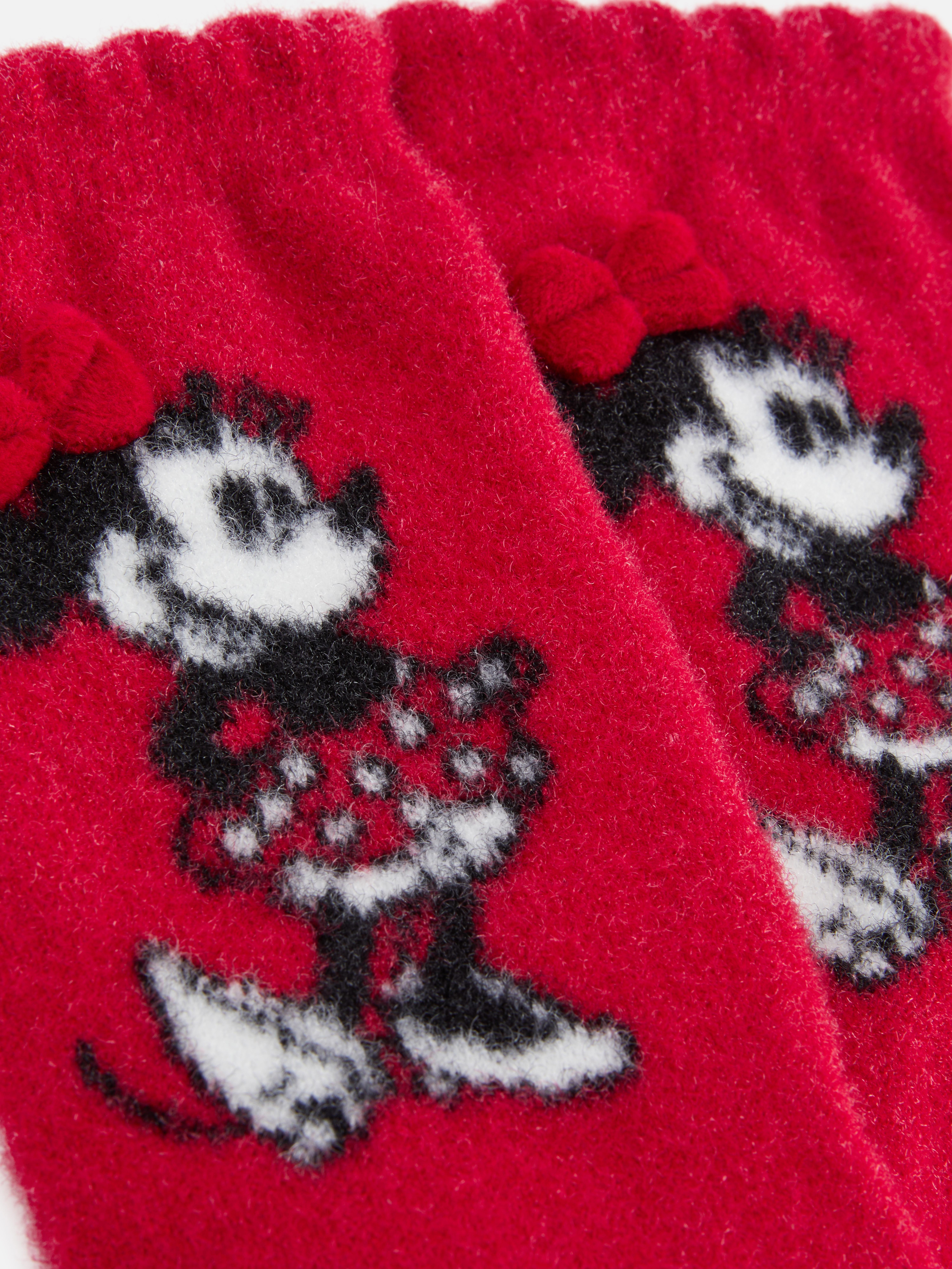 1pk Disney's Minnie Mouse Cozy Socks