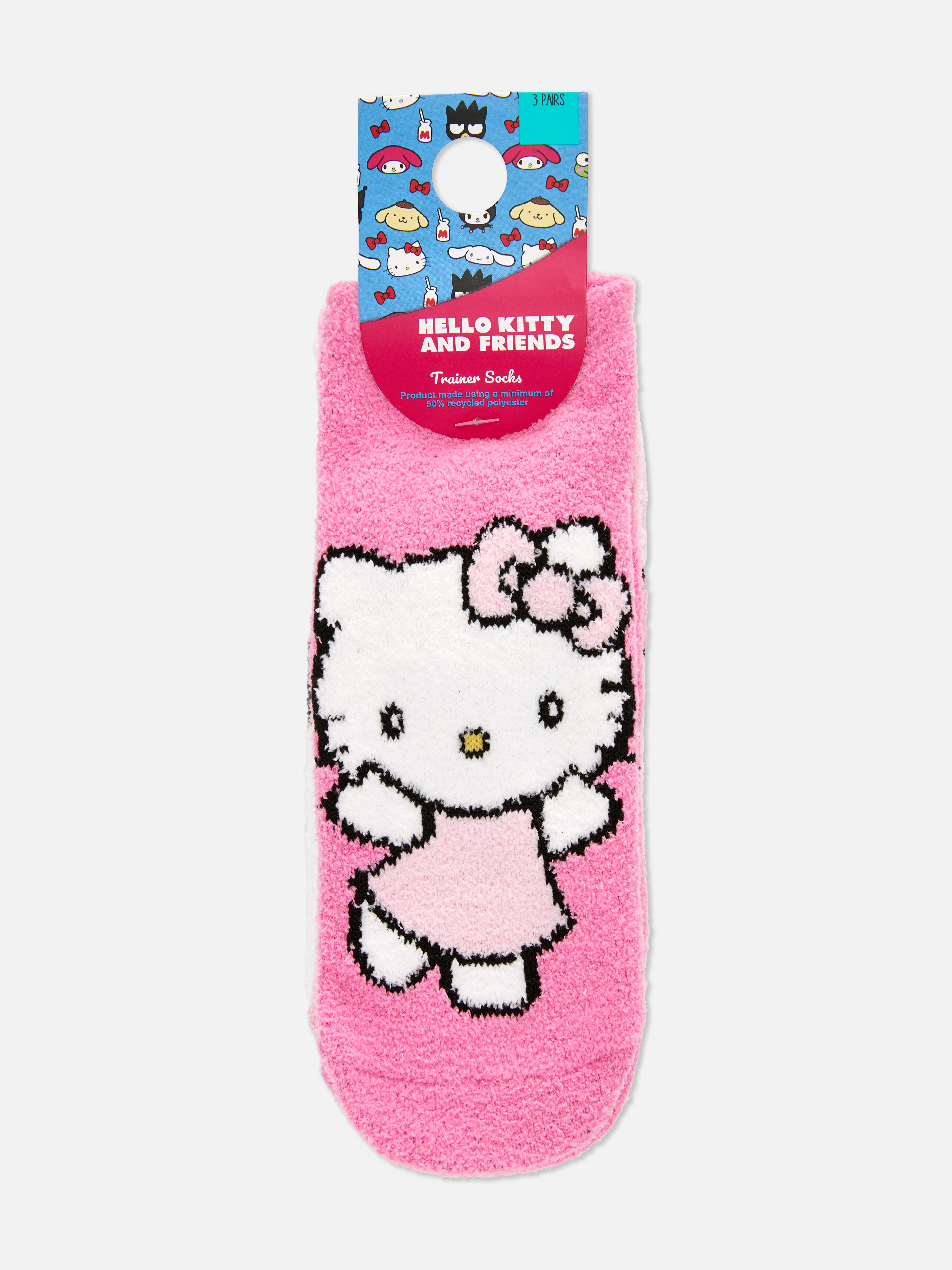 3pk Hello Kitty & Friends Sneaker Socks