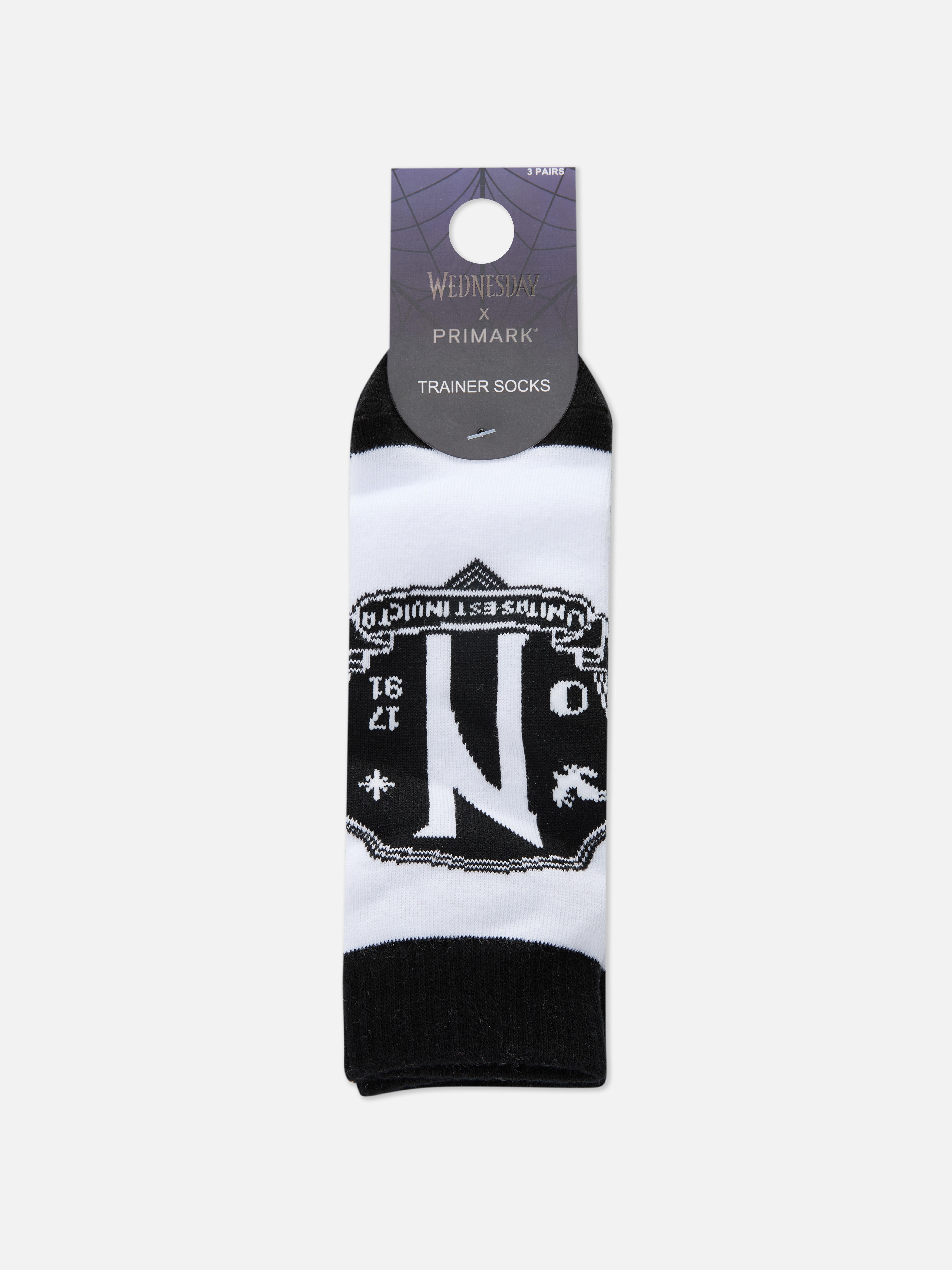 3pk Wednesday X Collen Atwood Trainer Socks