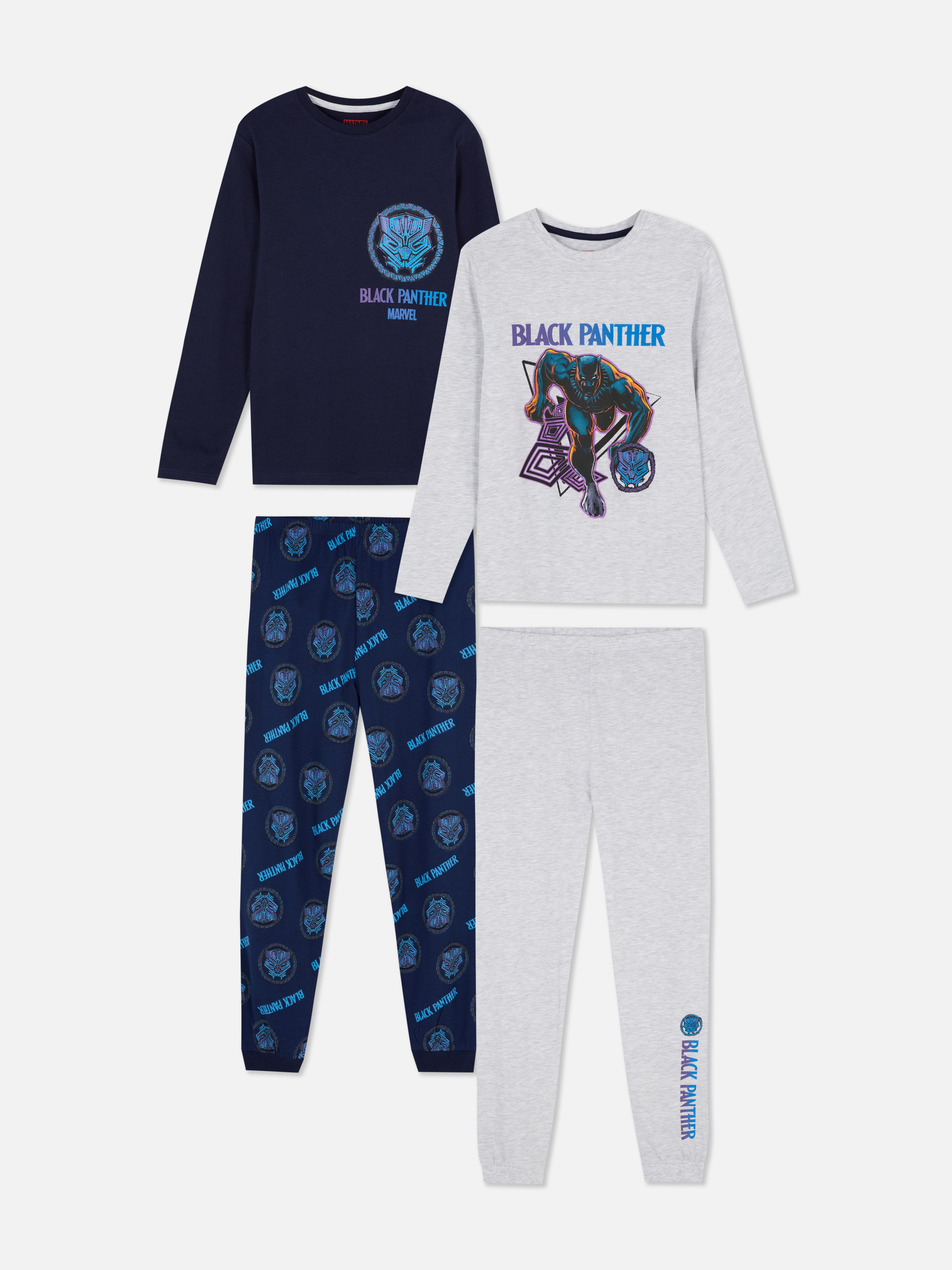 7-15 anos | Pack 2 pijamas MARVEL Black Panther
