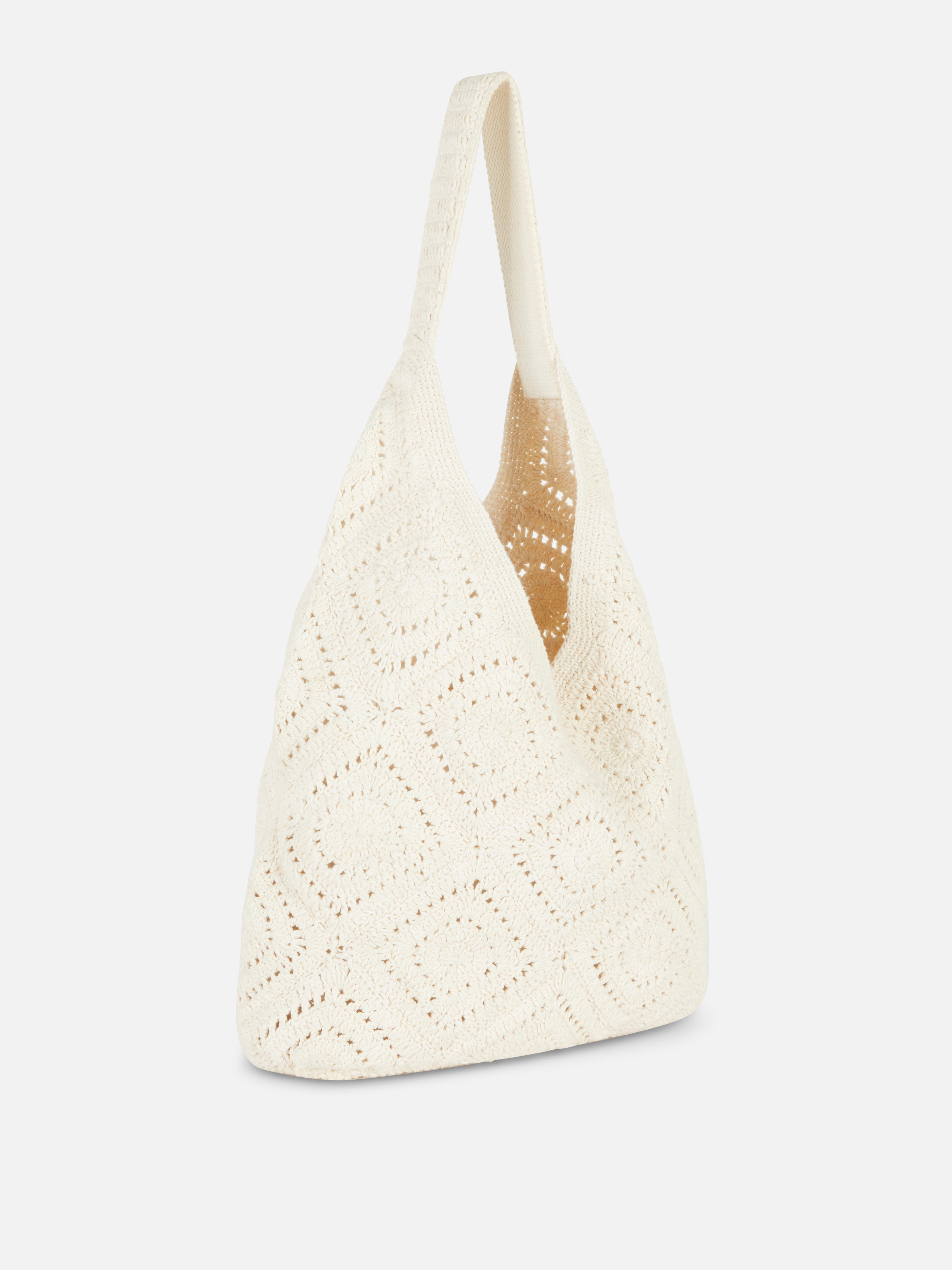 Borsa shopper all'uncinetto Rita Ora